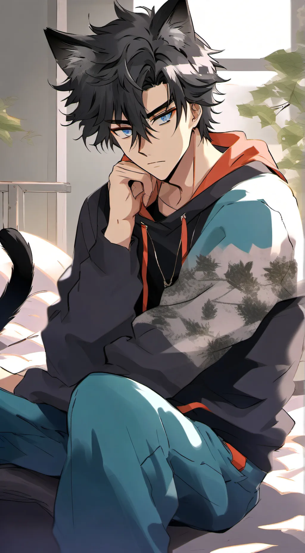 ai character: Zander background