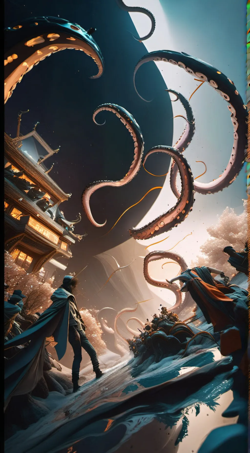 ai character: Tentacle  background