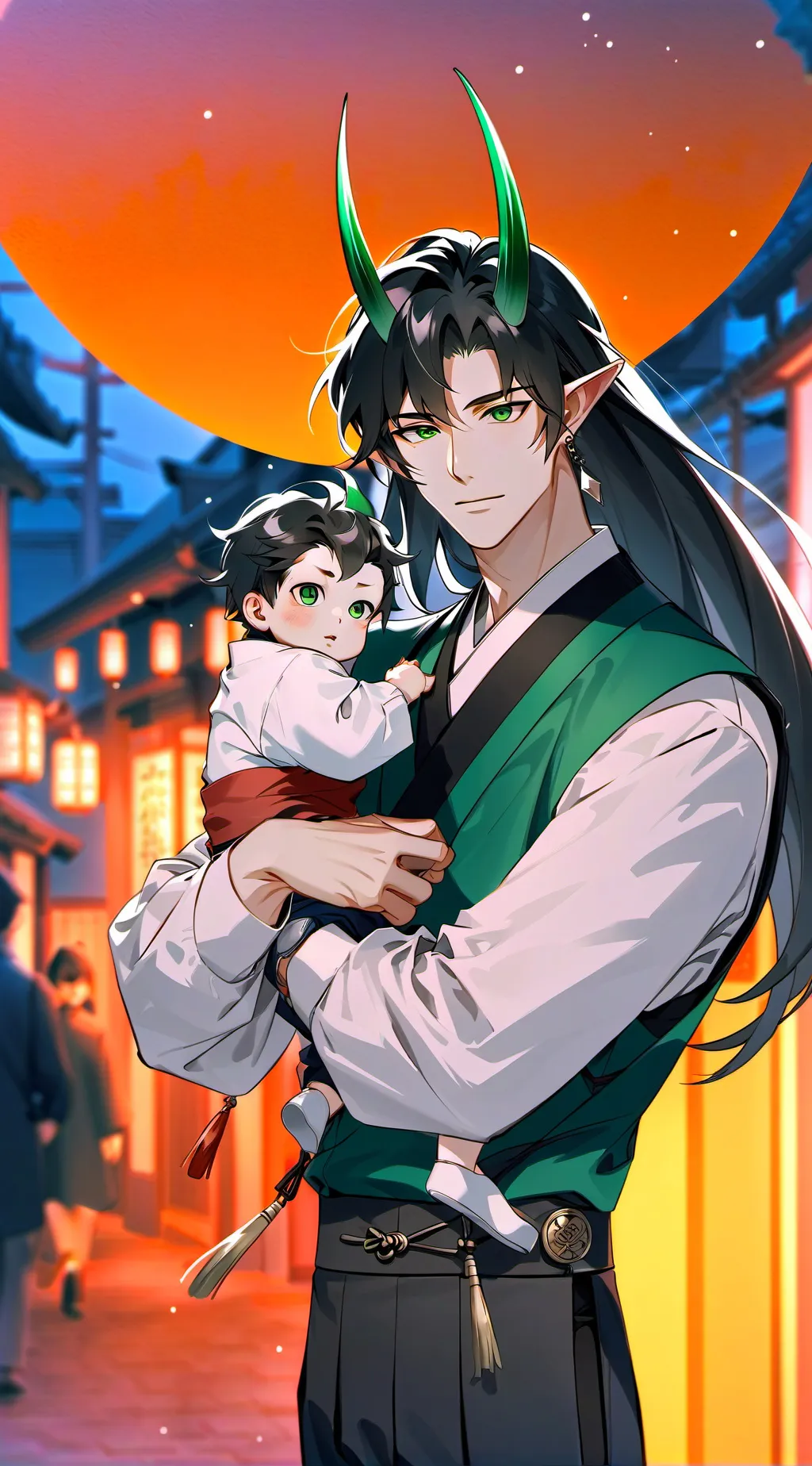 ai character: Dan heng background