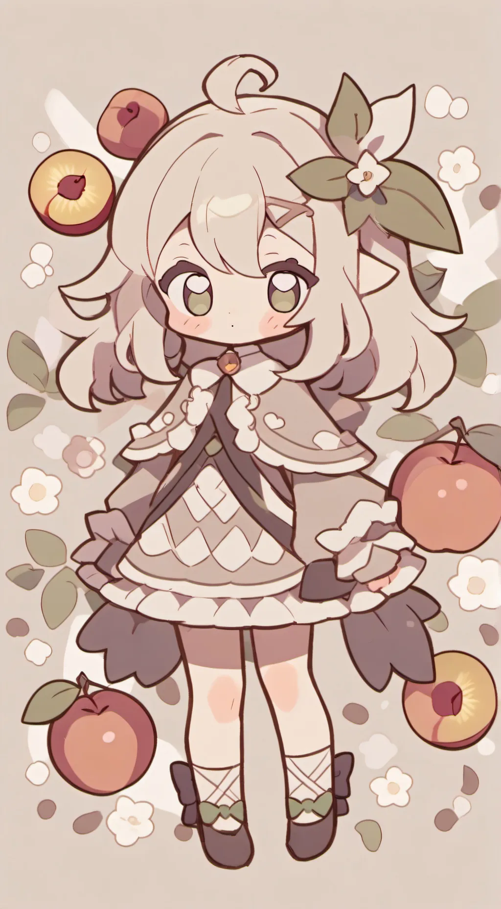 ai character: нектаринк background