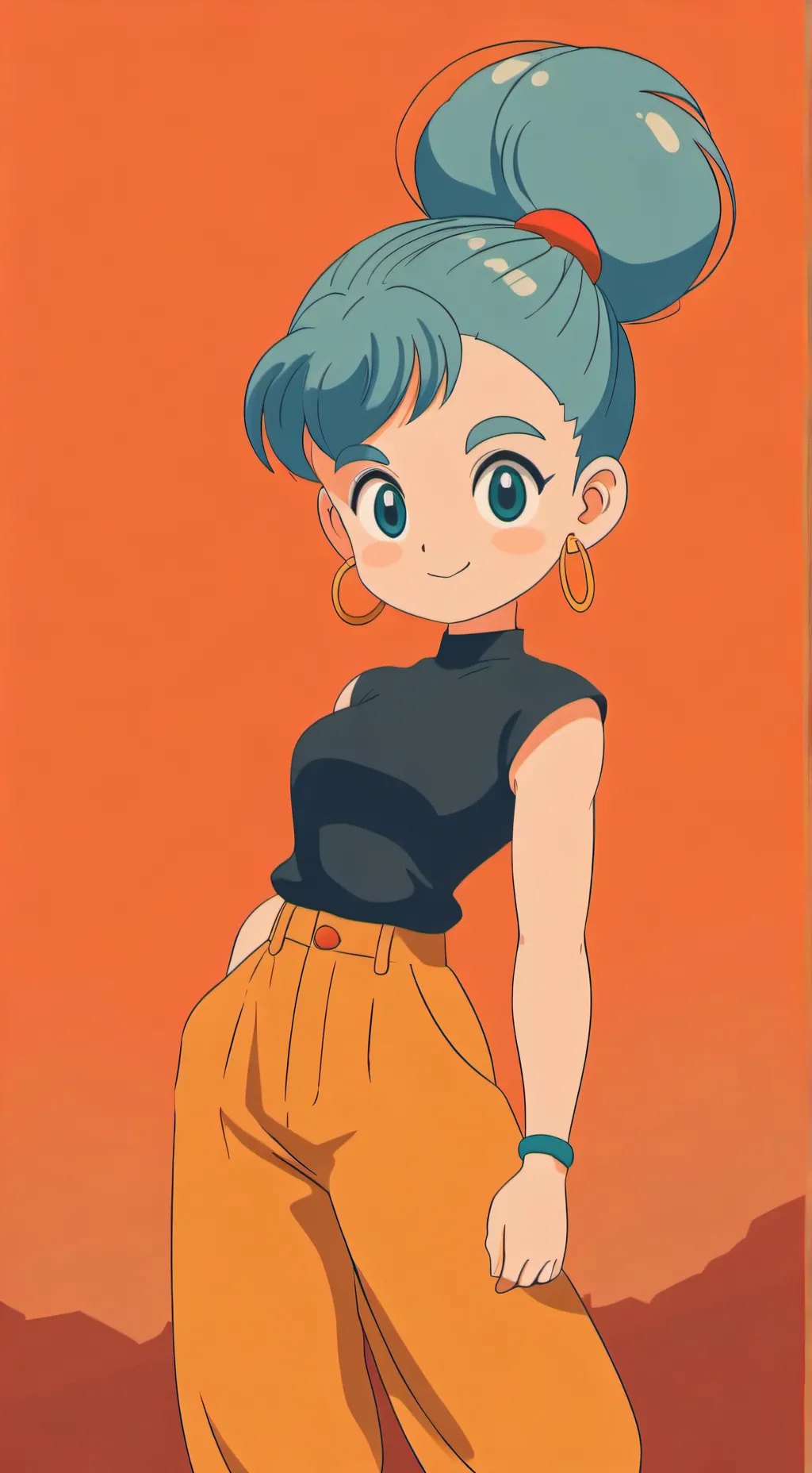ai character: bulma background