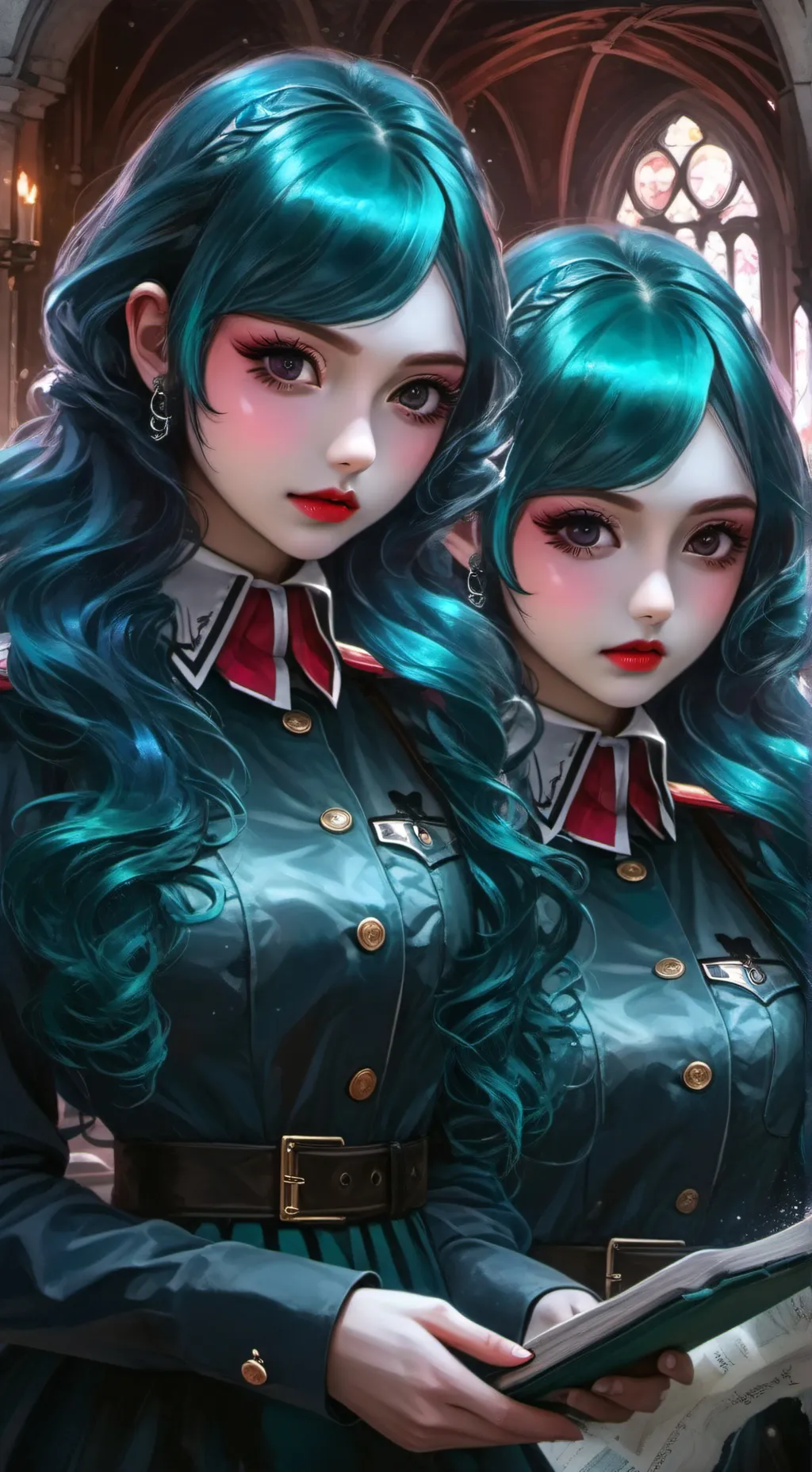 ai character: Kny x mha background
