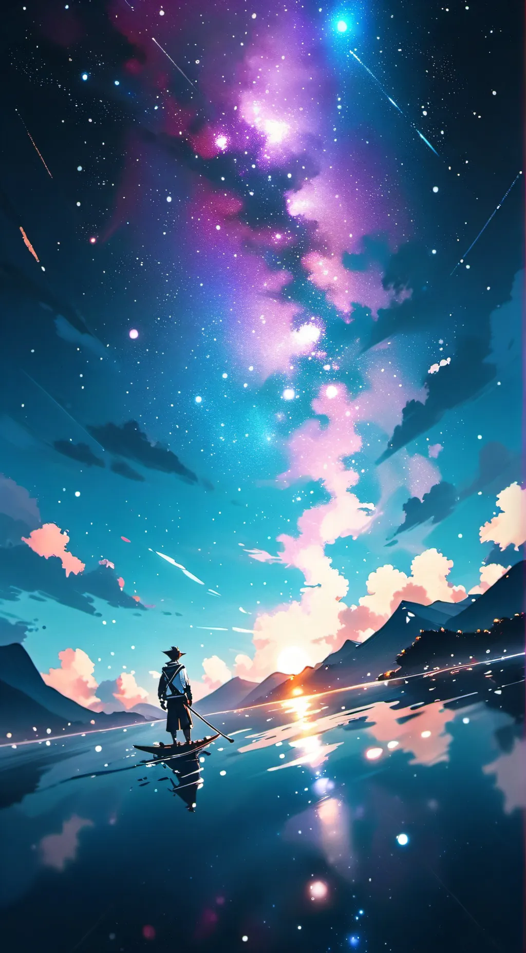 ai character: HB summer break background