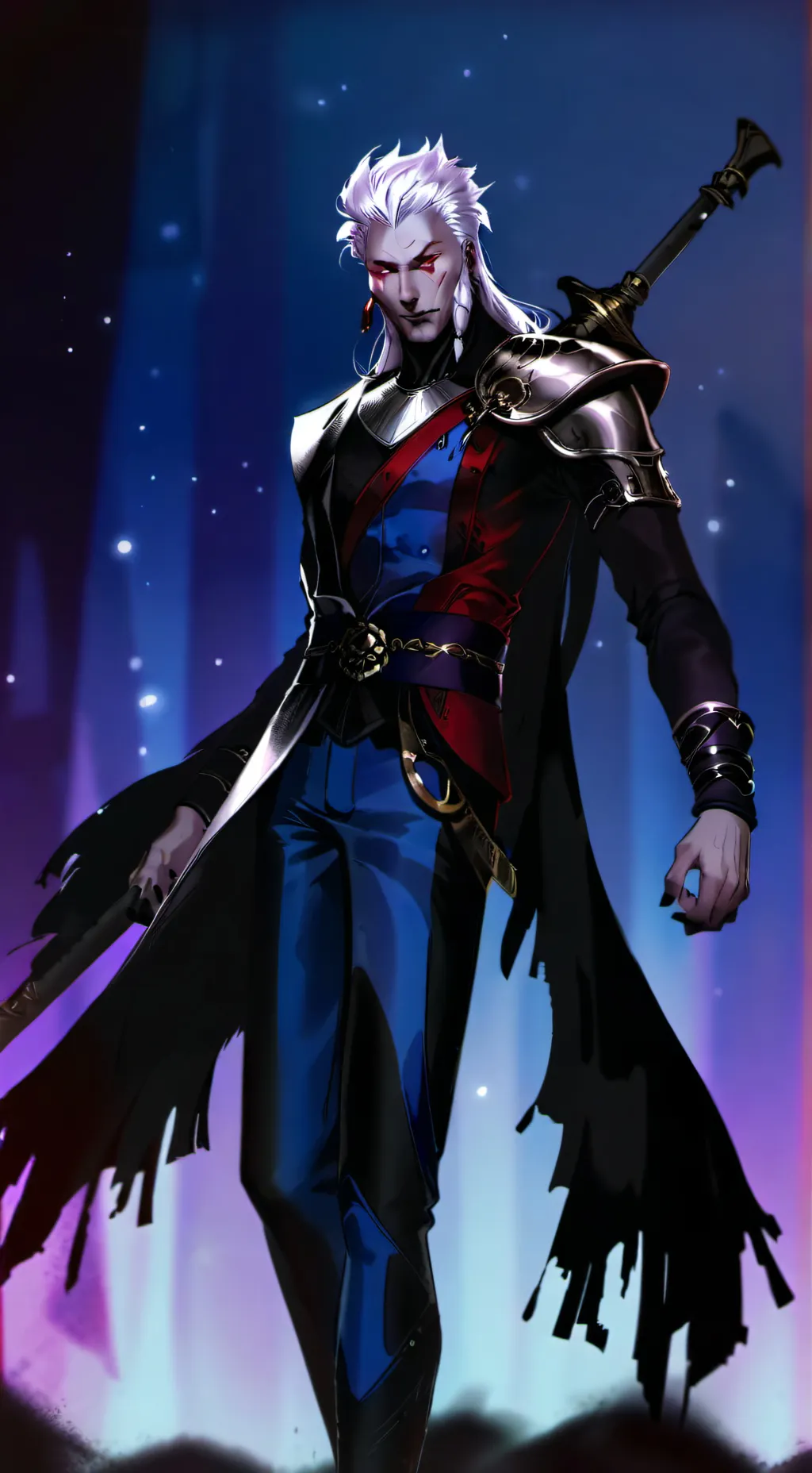 ai character: castro mark background
