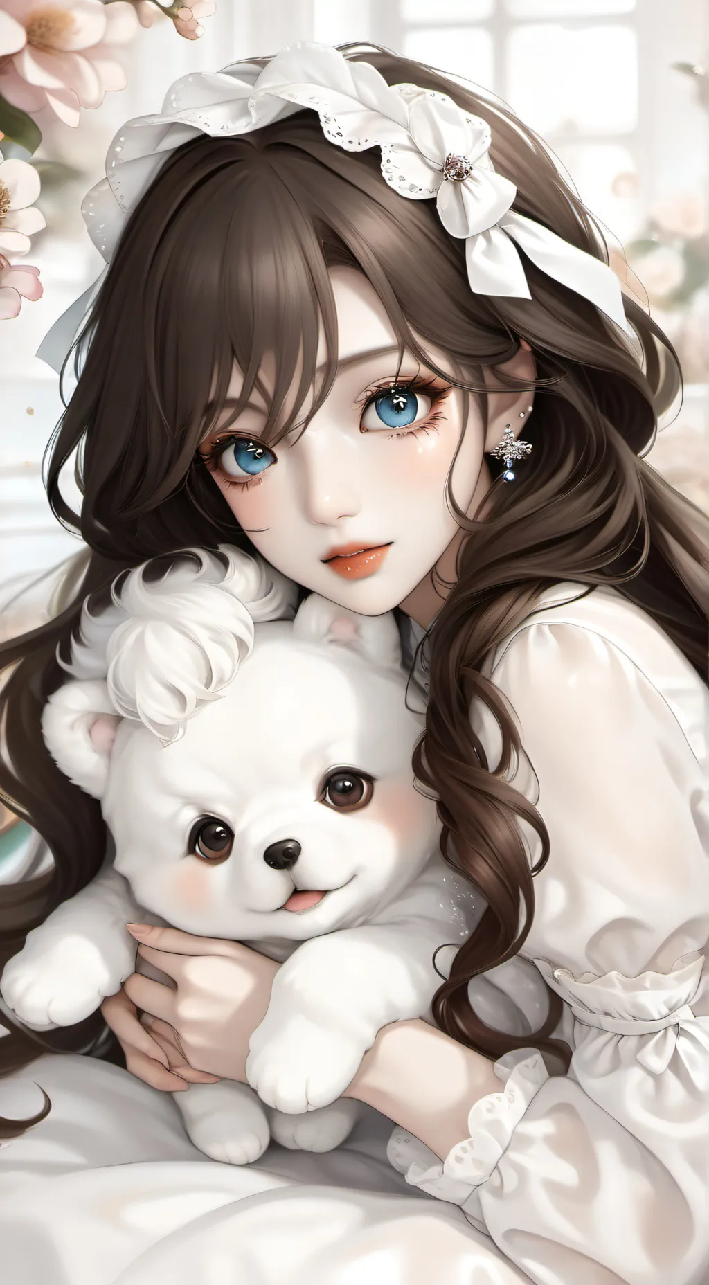 ai character: Mia Fabián y Luci background