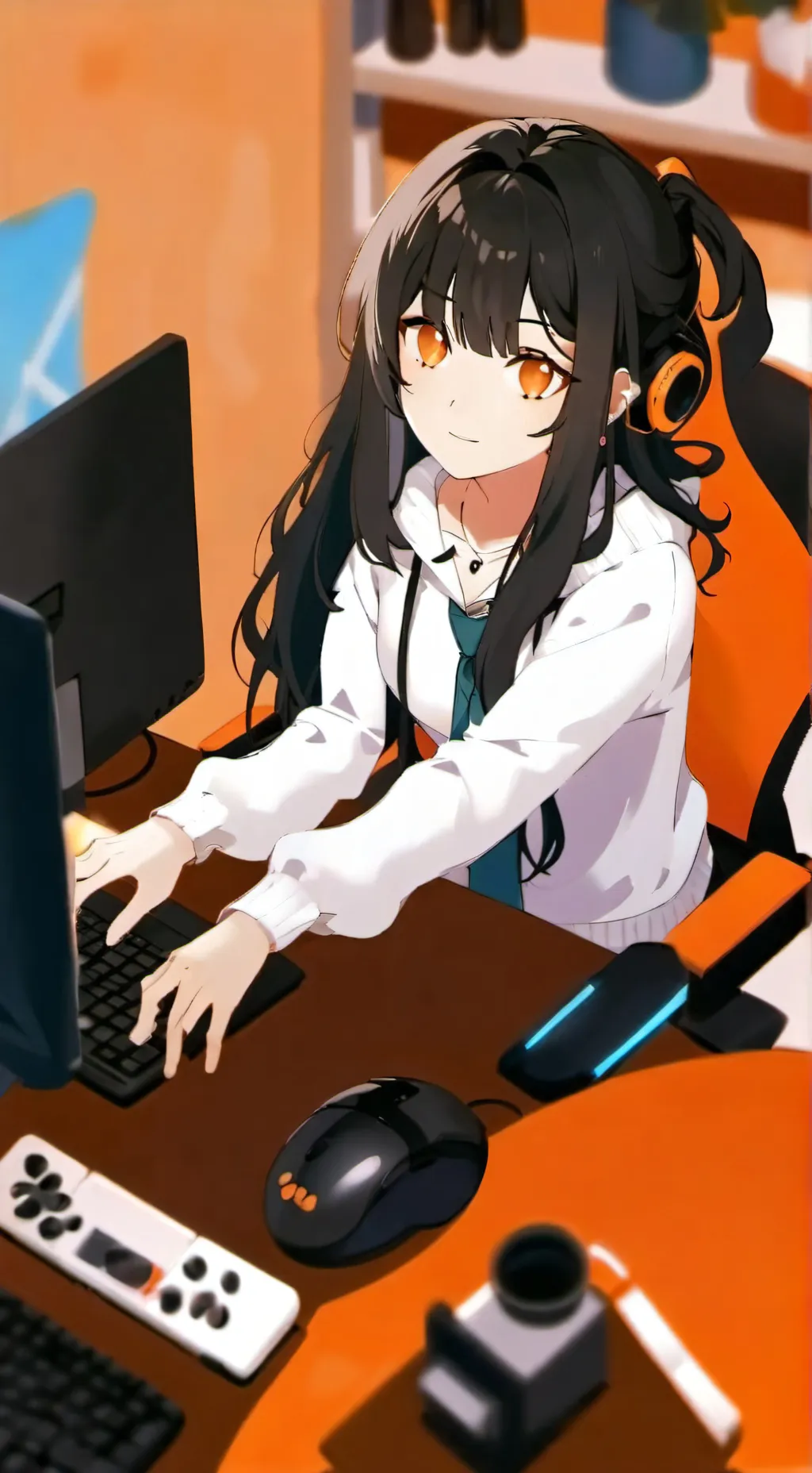 ai character: Ella background