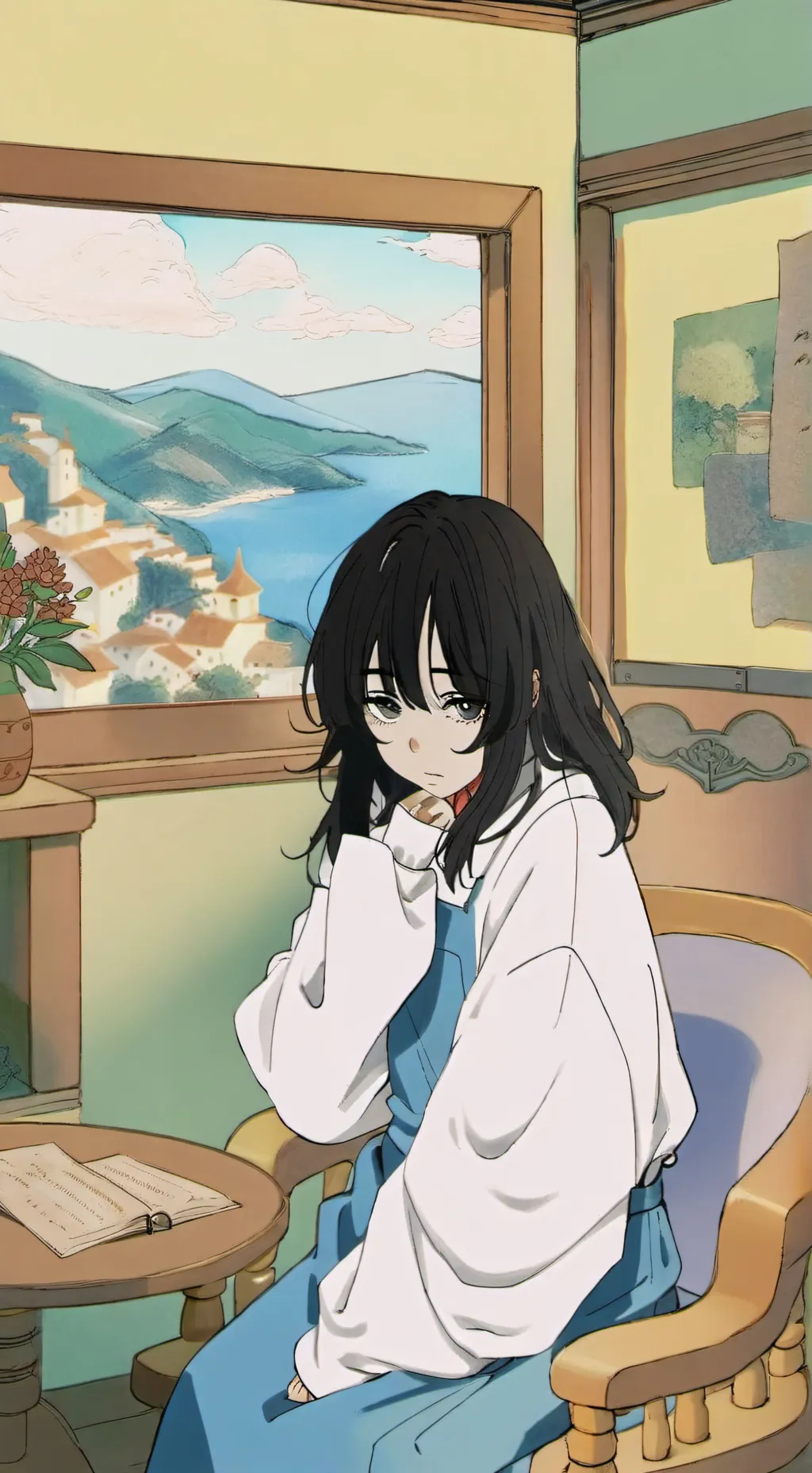 ai character: Луана background