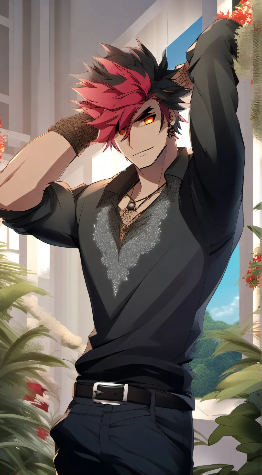 ai character: ❤️ALASTOR❤️ background