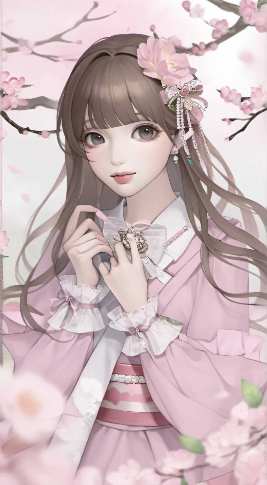 ai character: Narumi Takahata background