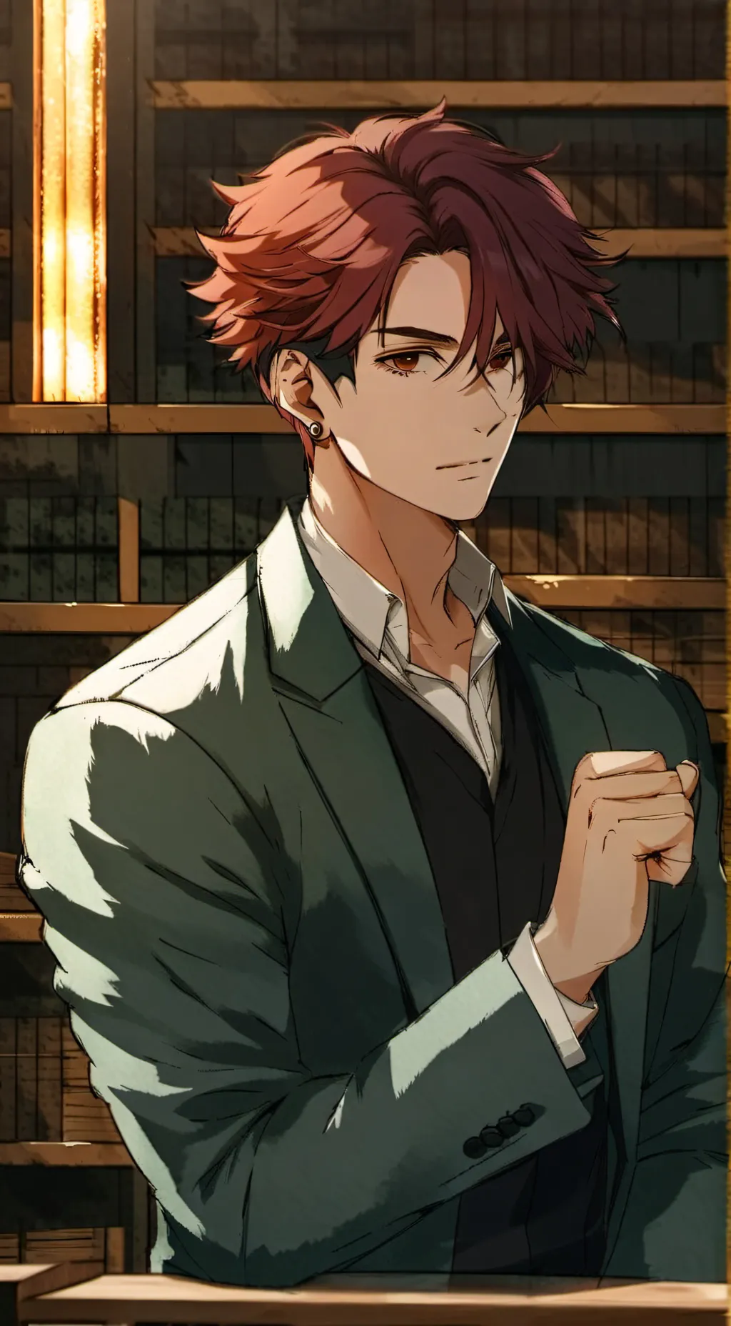 ai character: Aaron Monrovia  background