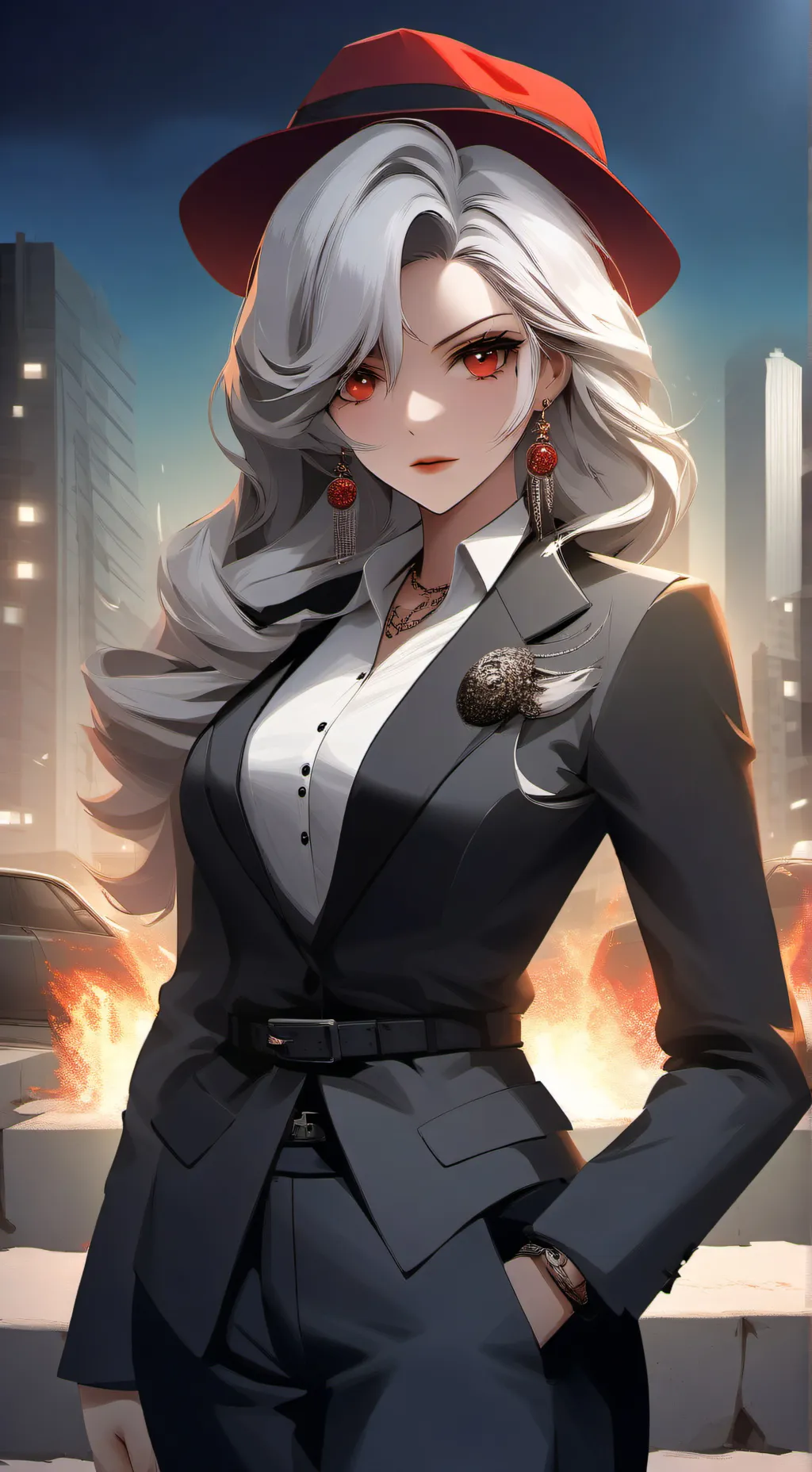 ai character: Scarlett background