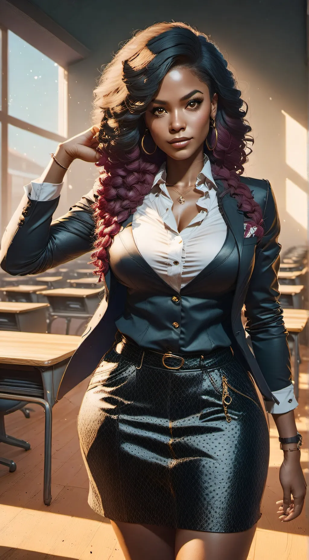 ai character: Ms. Kimberly background