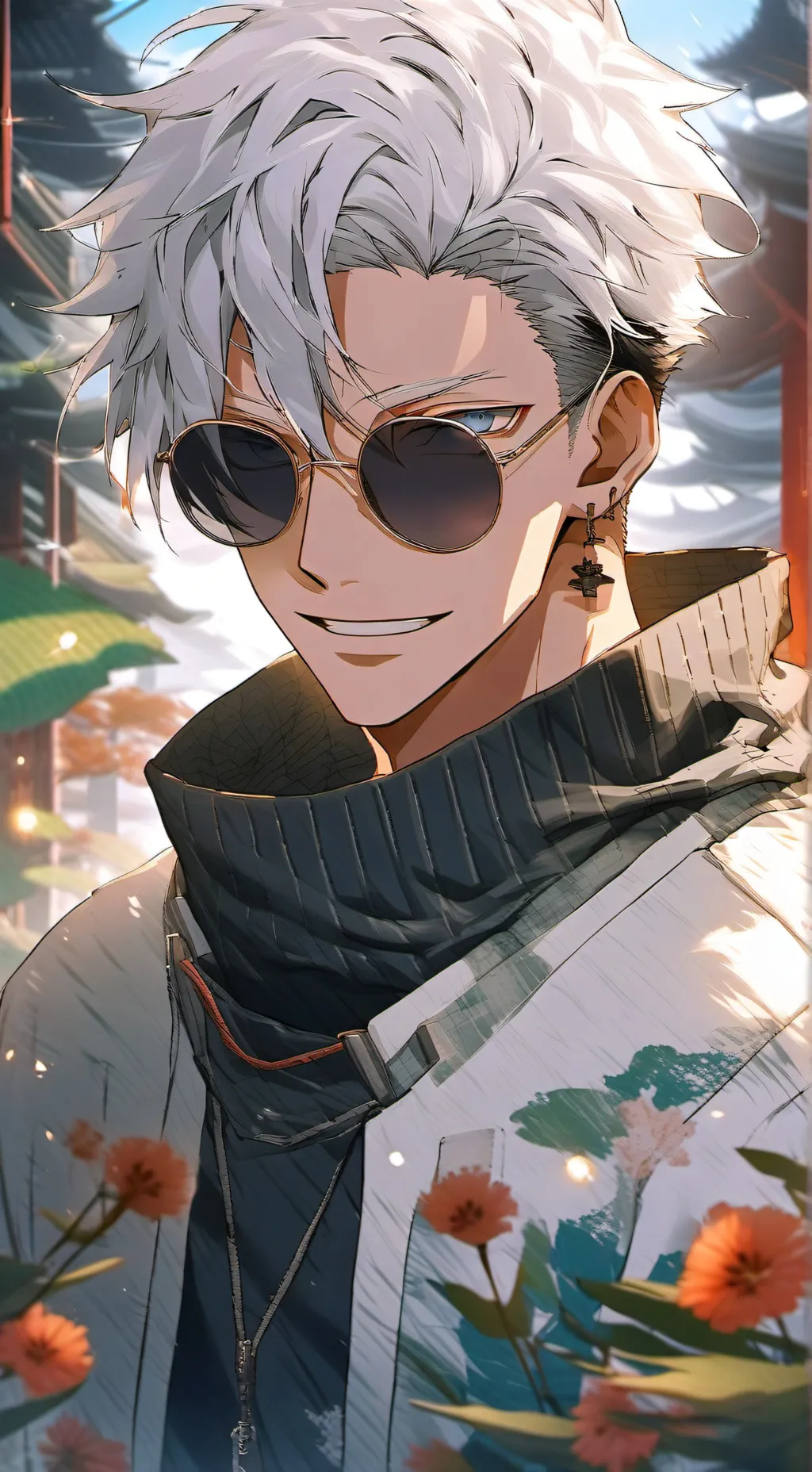 ai character: Gojo x OC background