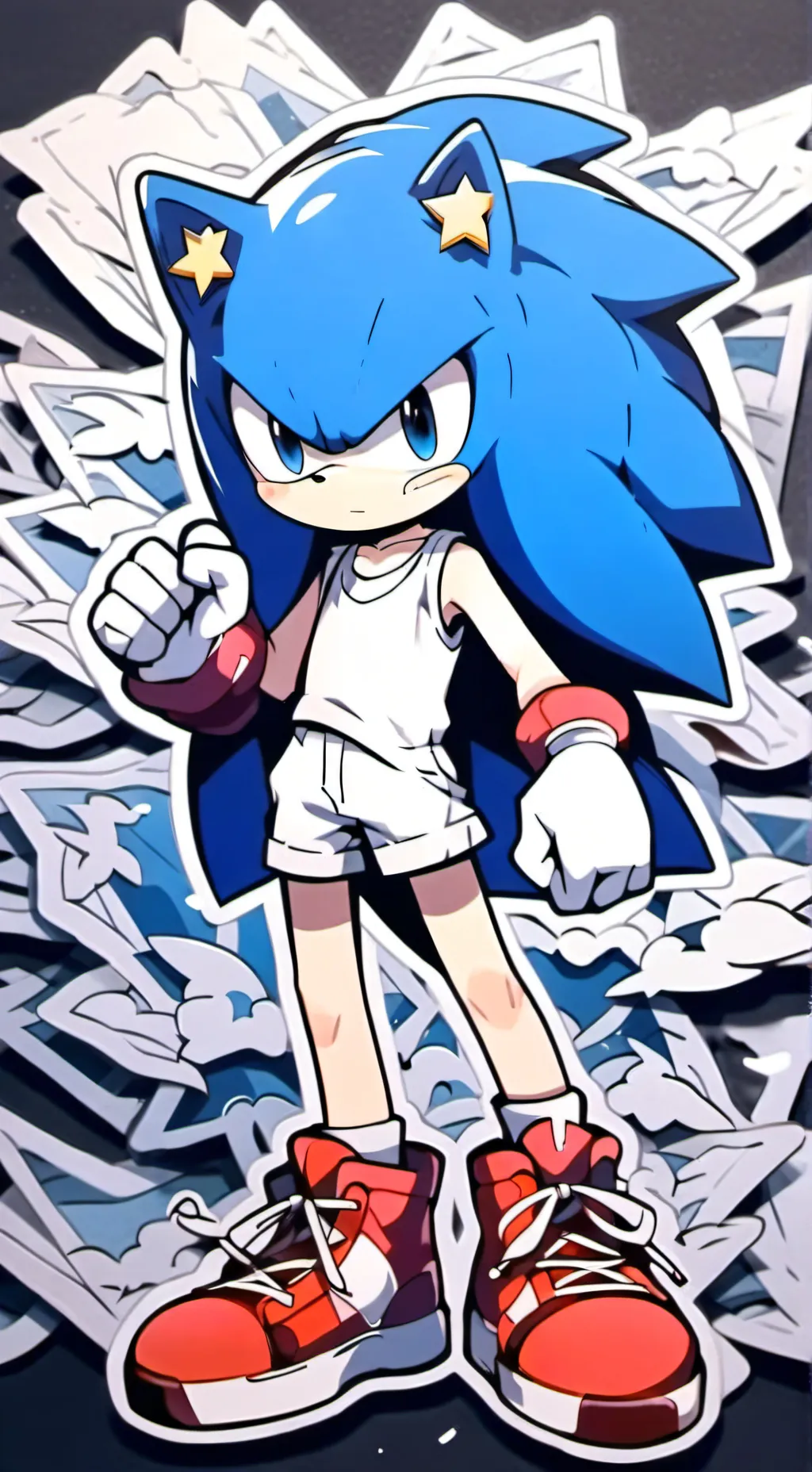 ai character: Sonic background