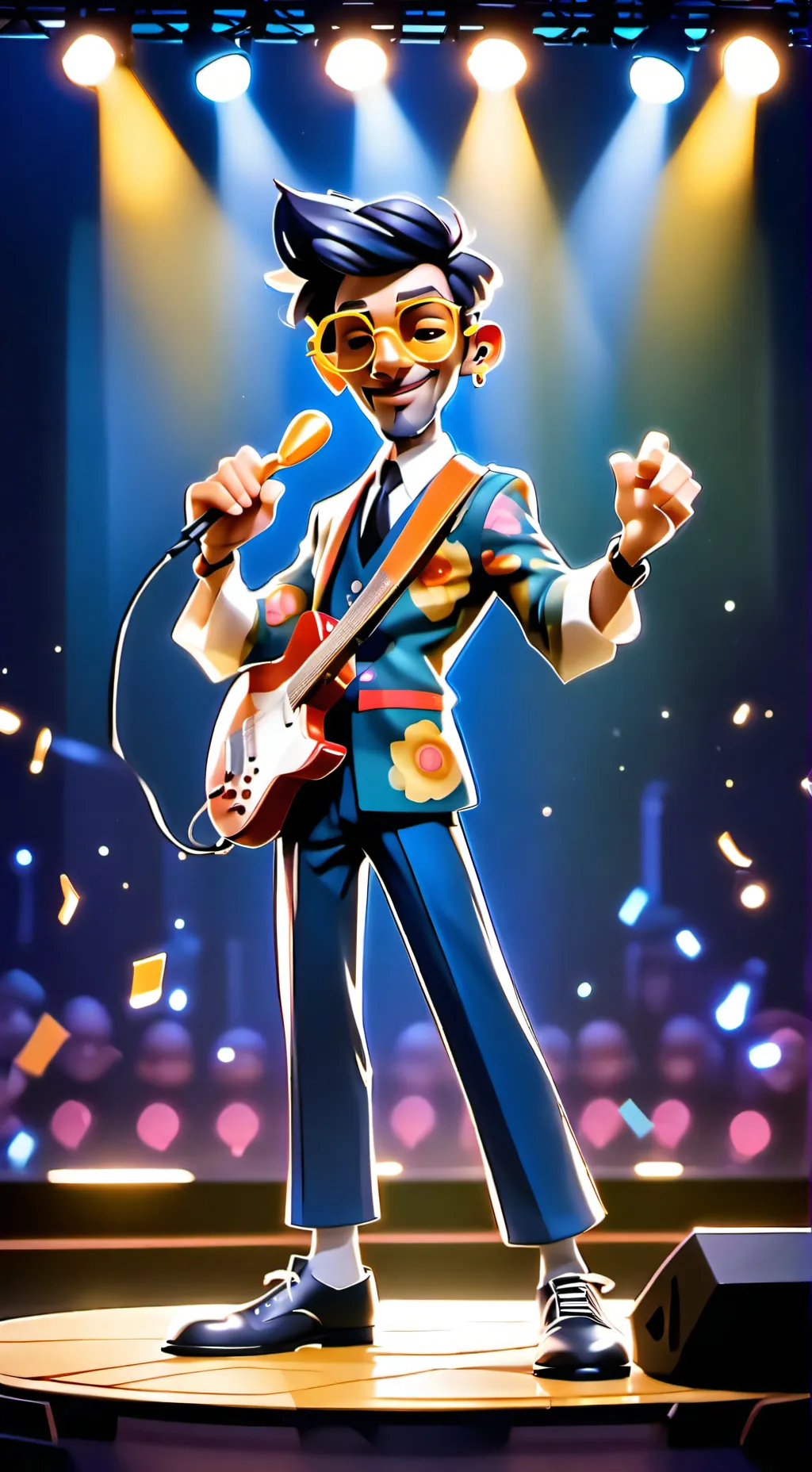 ai character: The Ramones  background