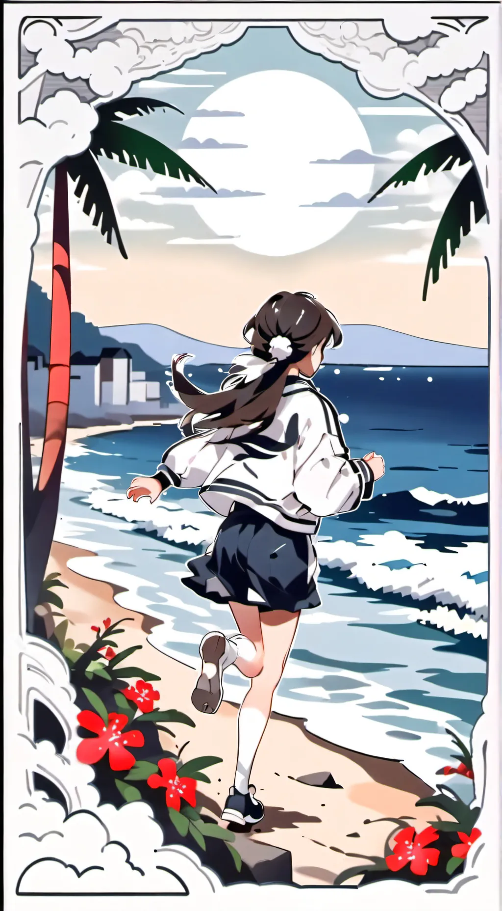 ai character: MHA run background