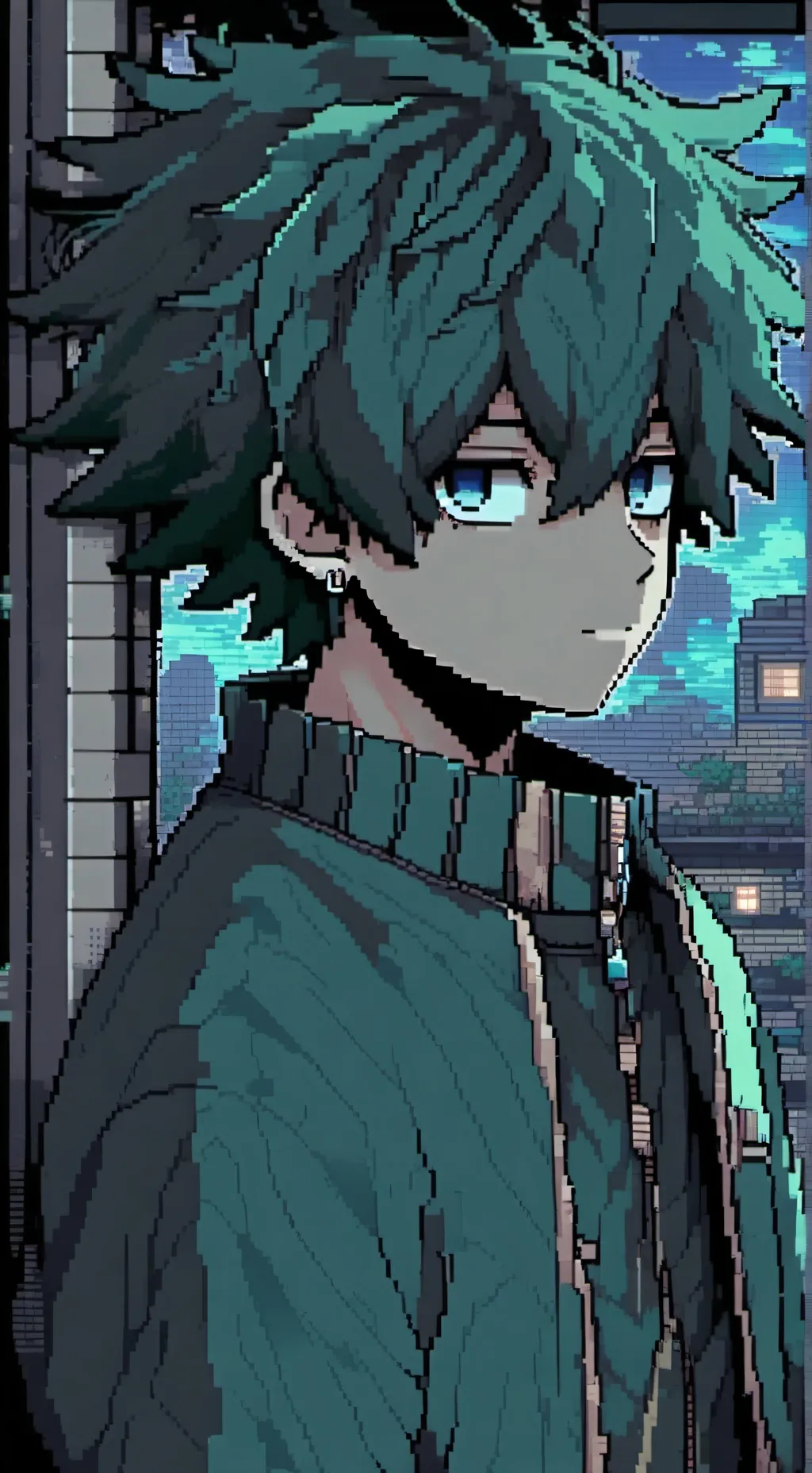 ai character: deku background