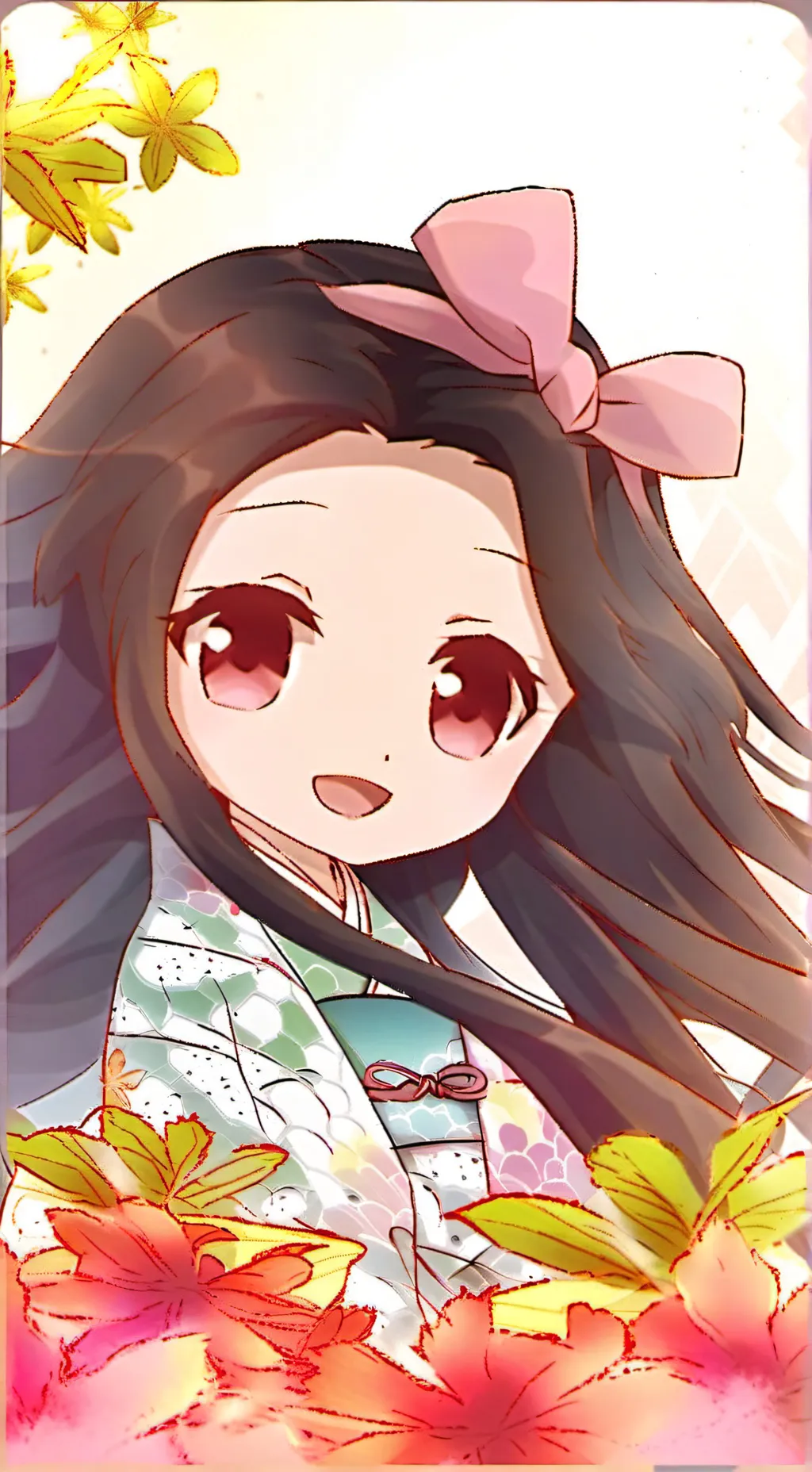 ai character: ✨nezuko✨ background