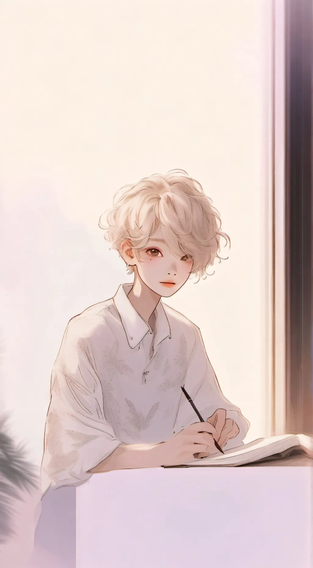 ai character: 🎀♡+𝒍𝒆𝒆+♡🎀 background