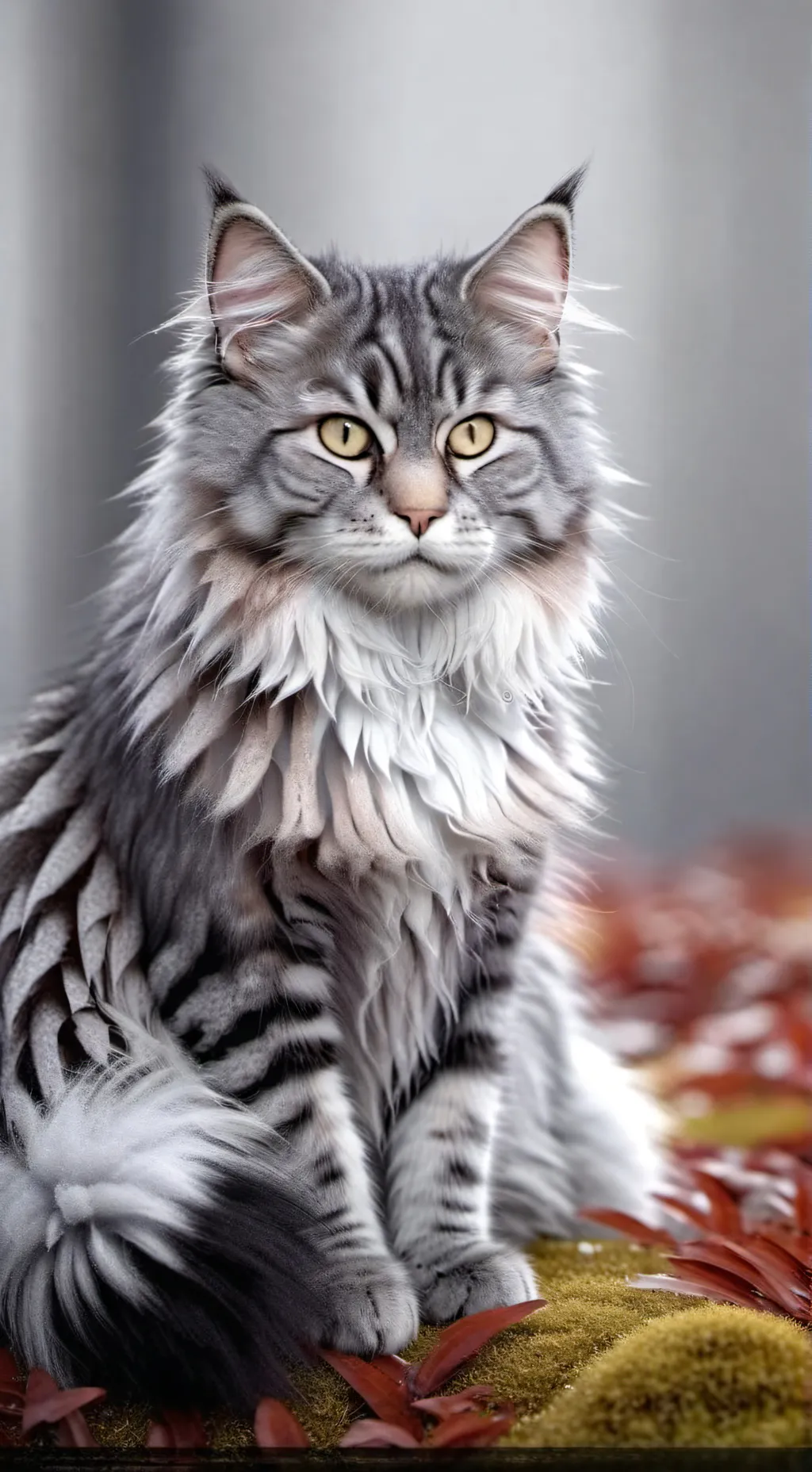 ai character: wise cat background