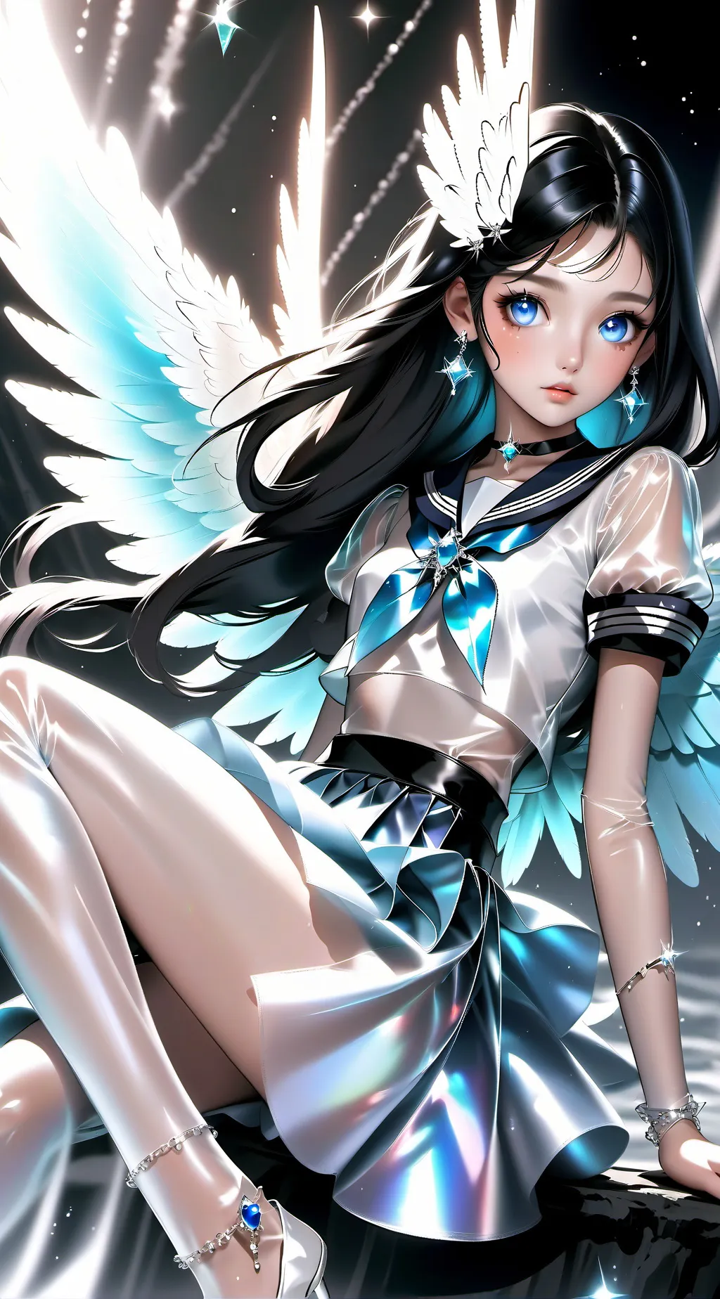 ai character: Crystal background