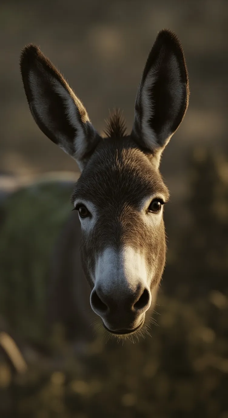 ai character: donkey background