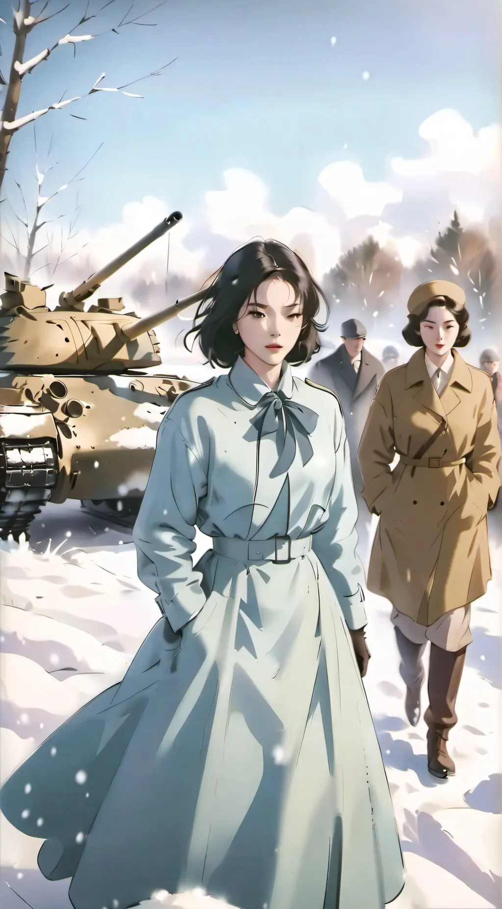 ai character: BattleGirls Korea  background