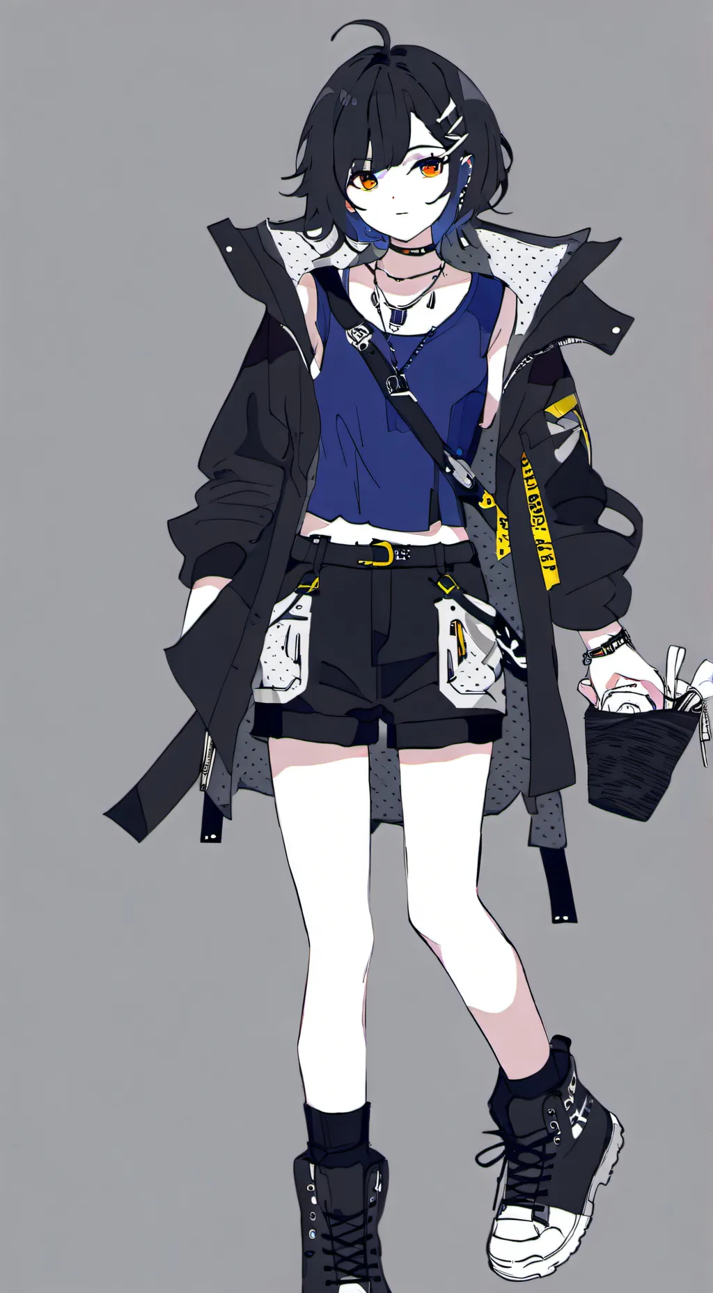ai character: Dark Blue background