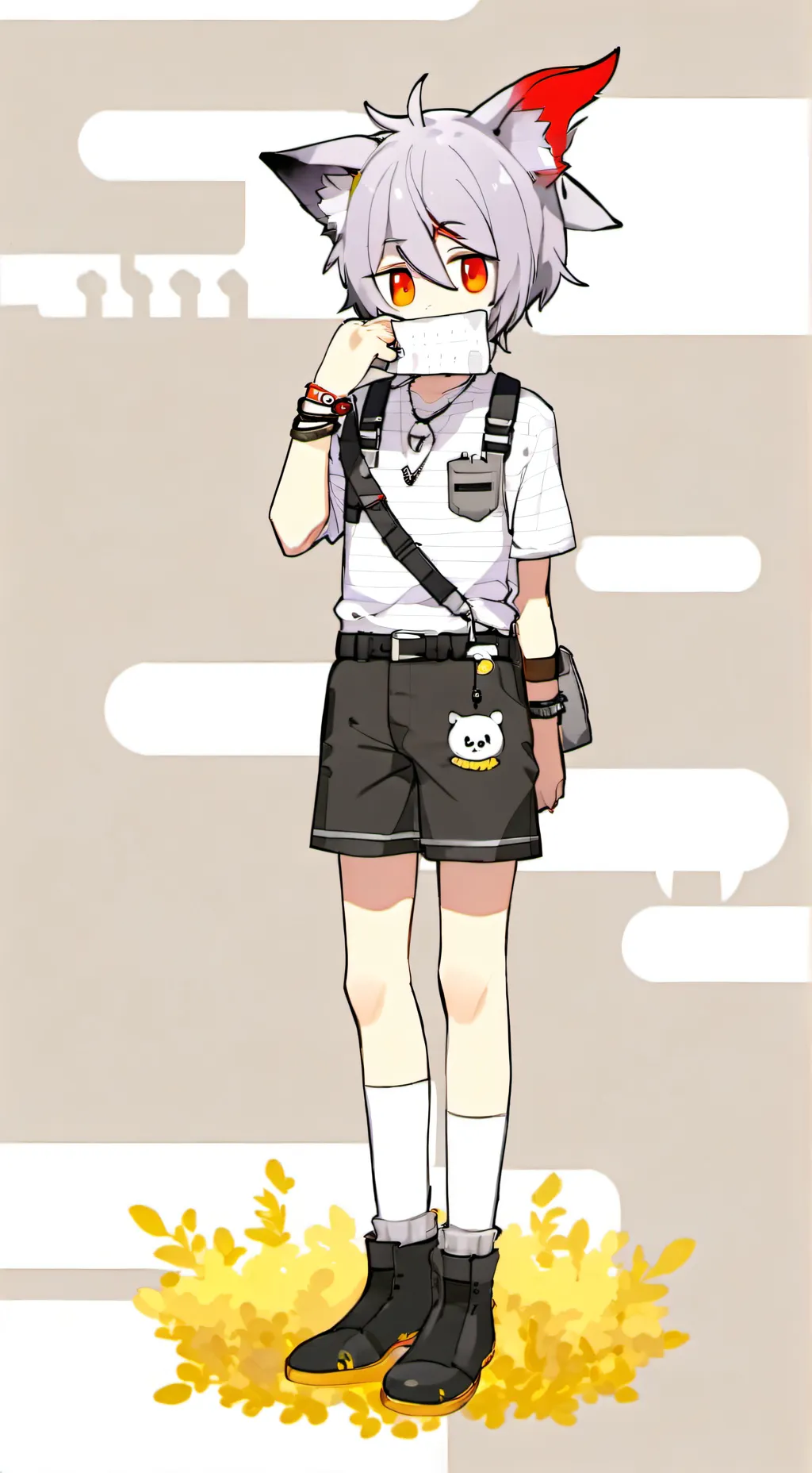 ai character: MHA valentines  background