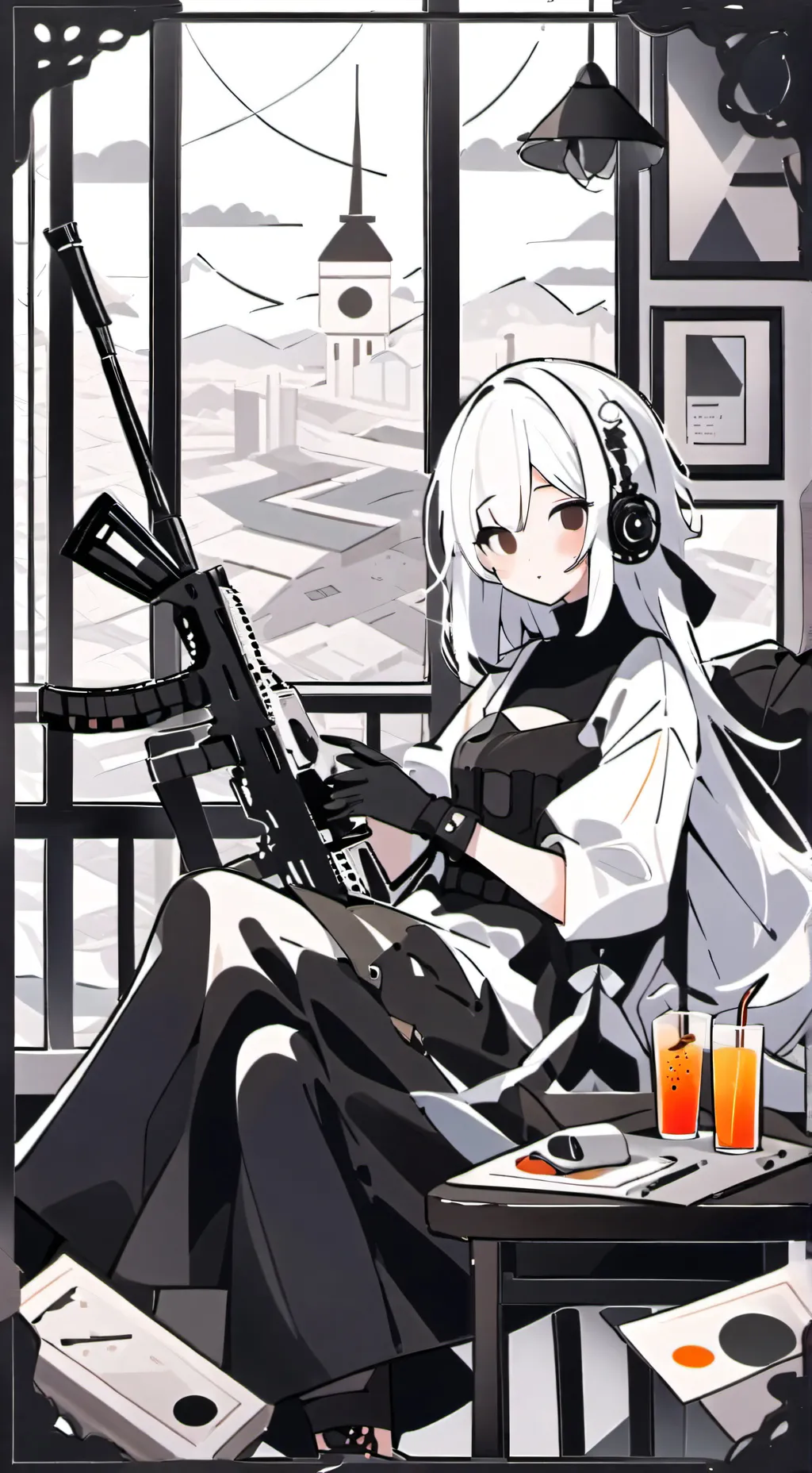 ai character: lucy 😎 background