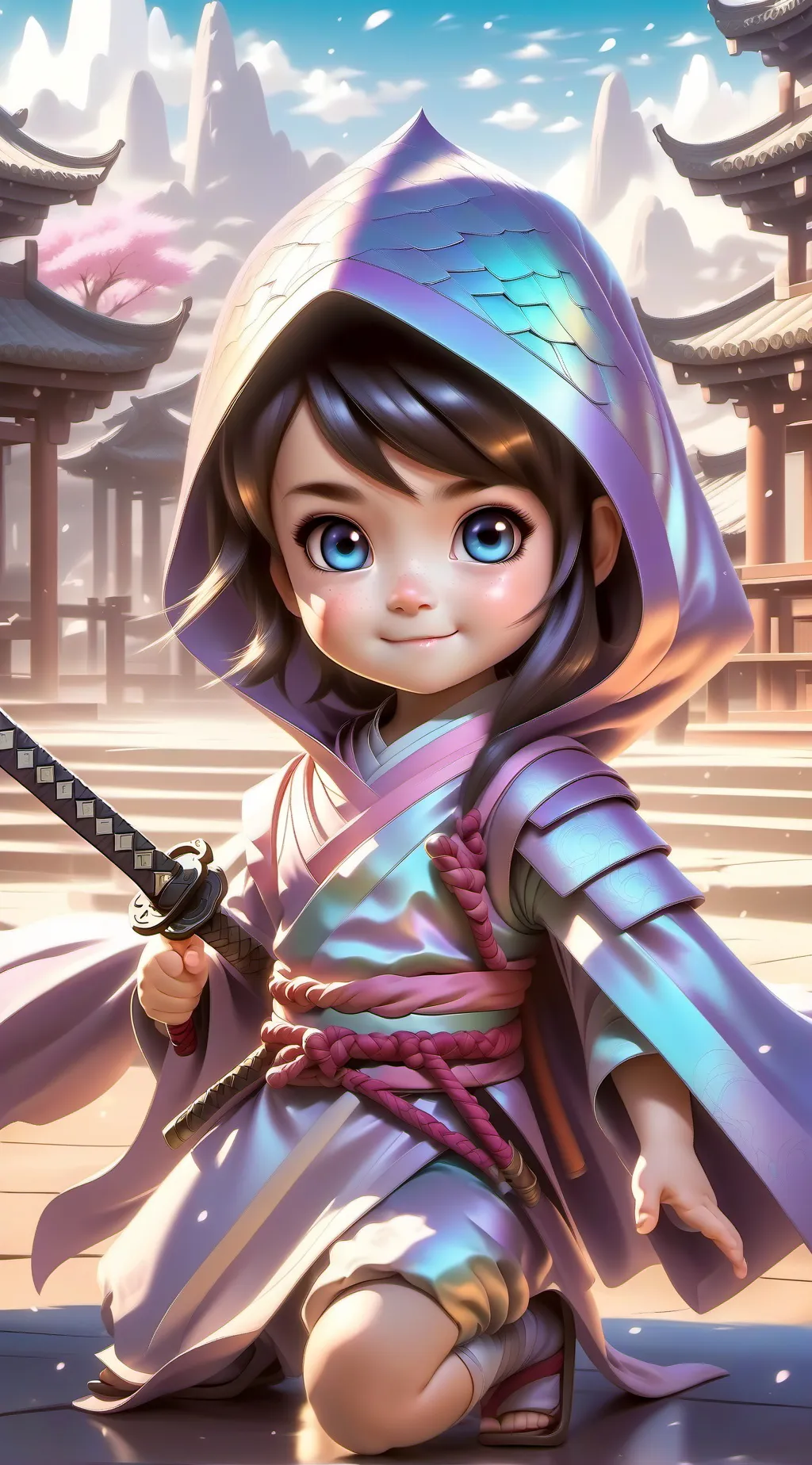 ai character: ninjago background