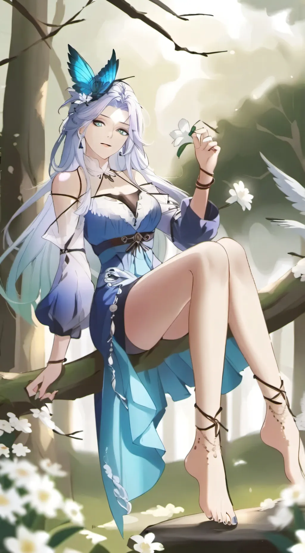 ai character: Milla. background