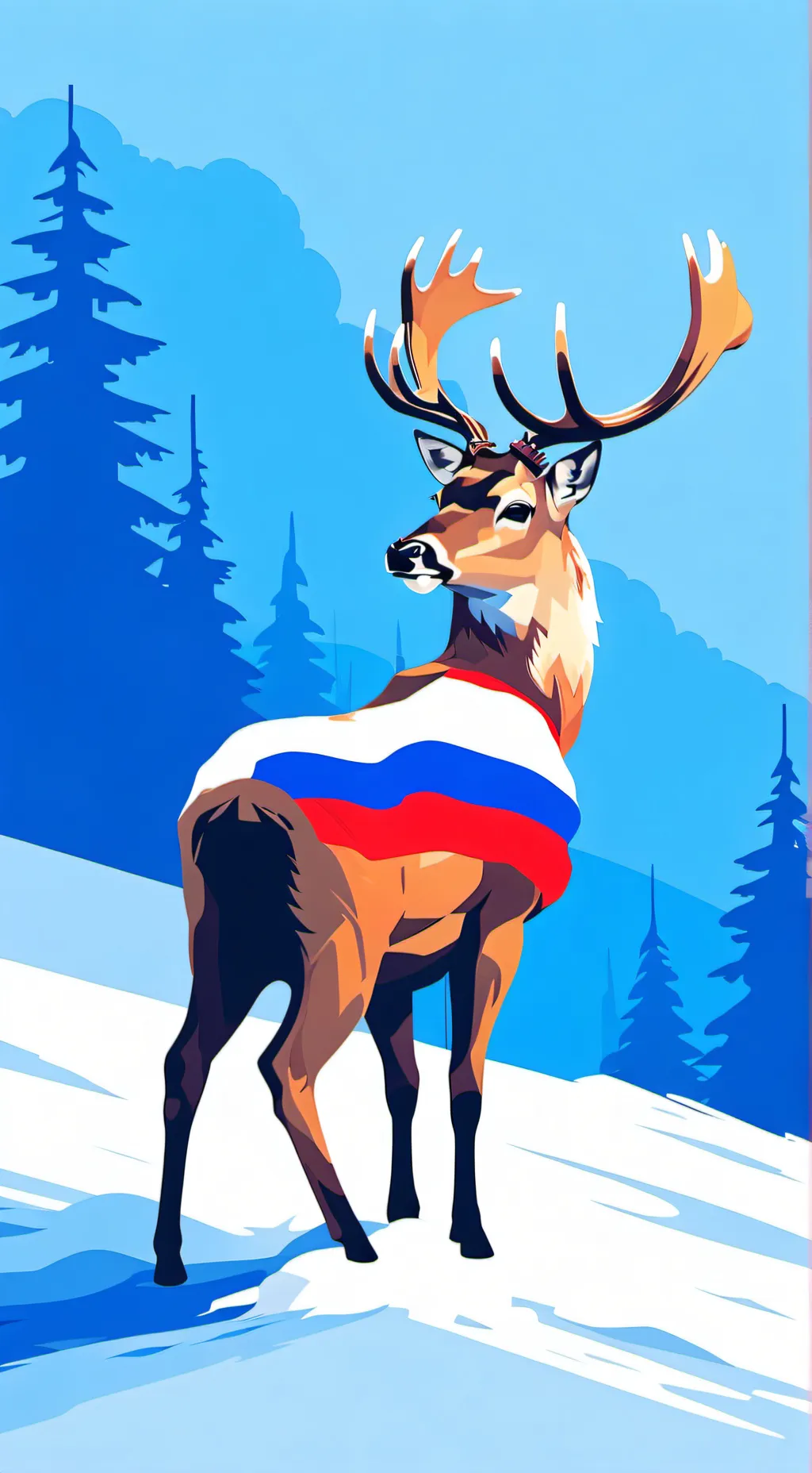 ai character: Russia × Alastor background