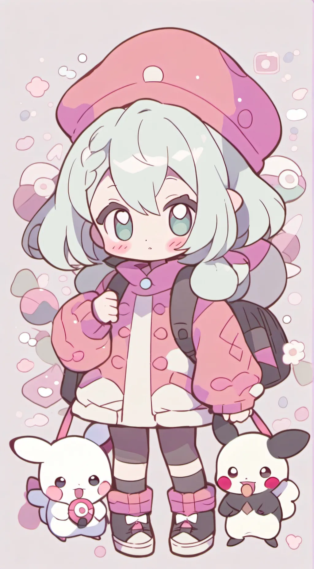 ai character: mha × pokemon  background