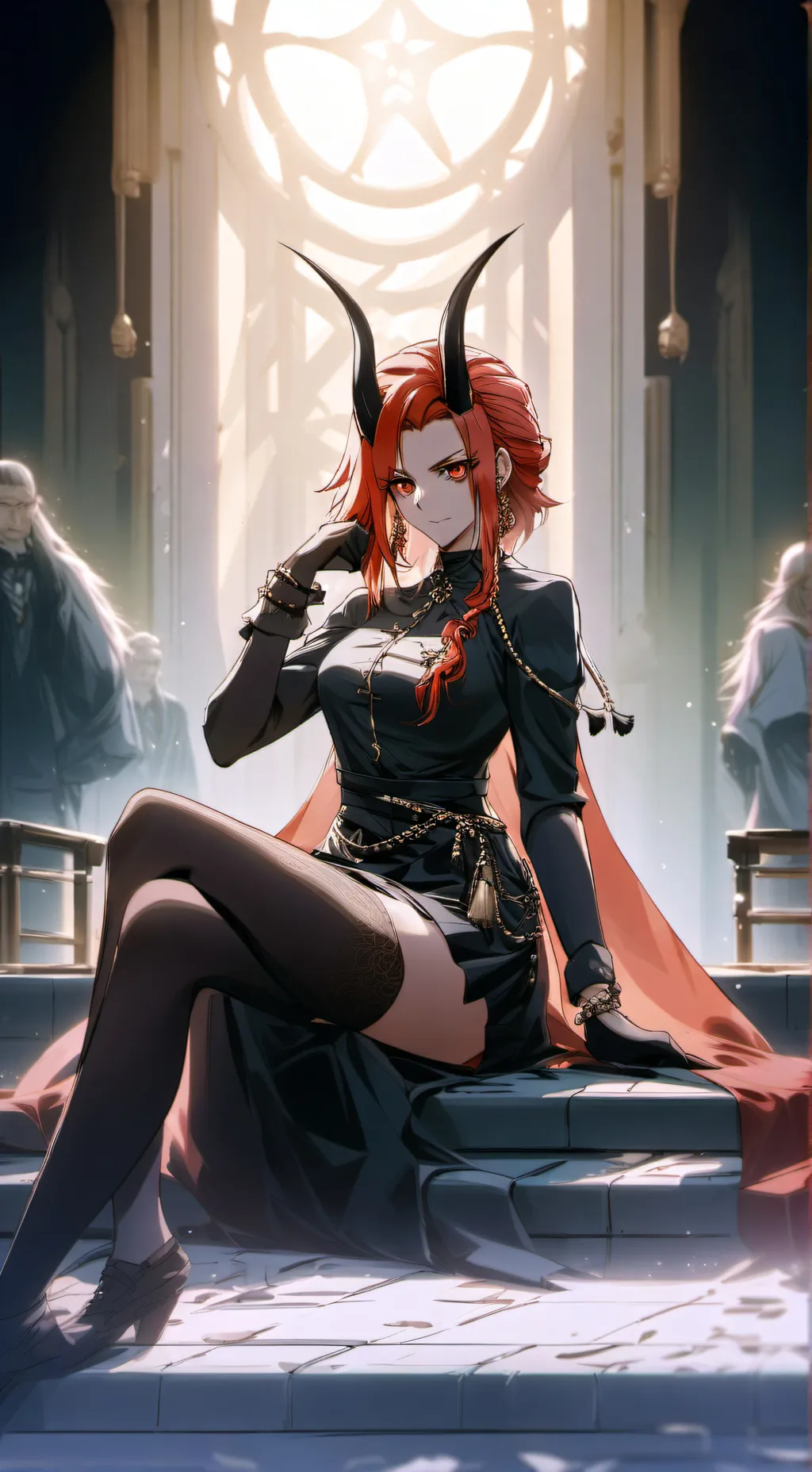 ai character: Crimson  background