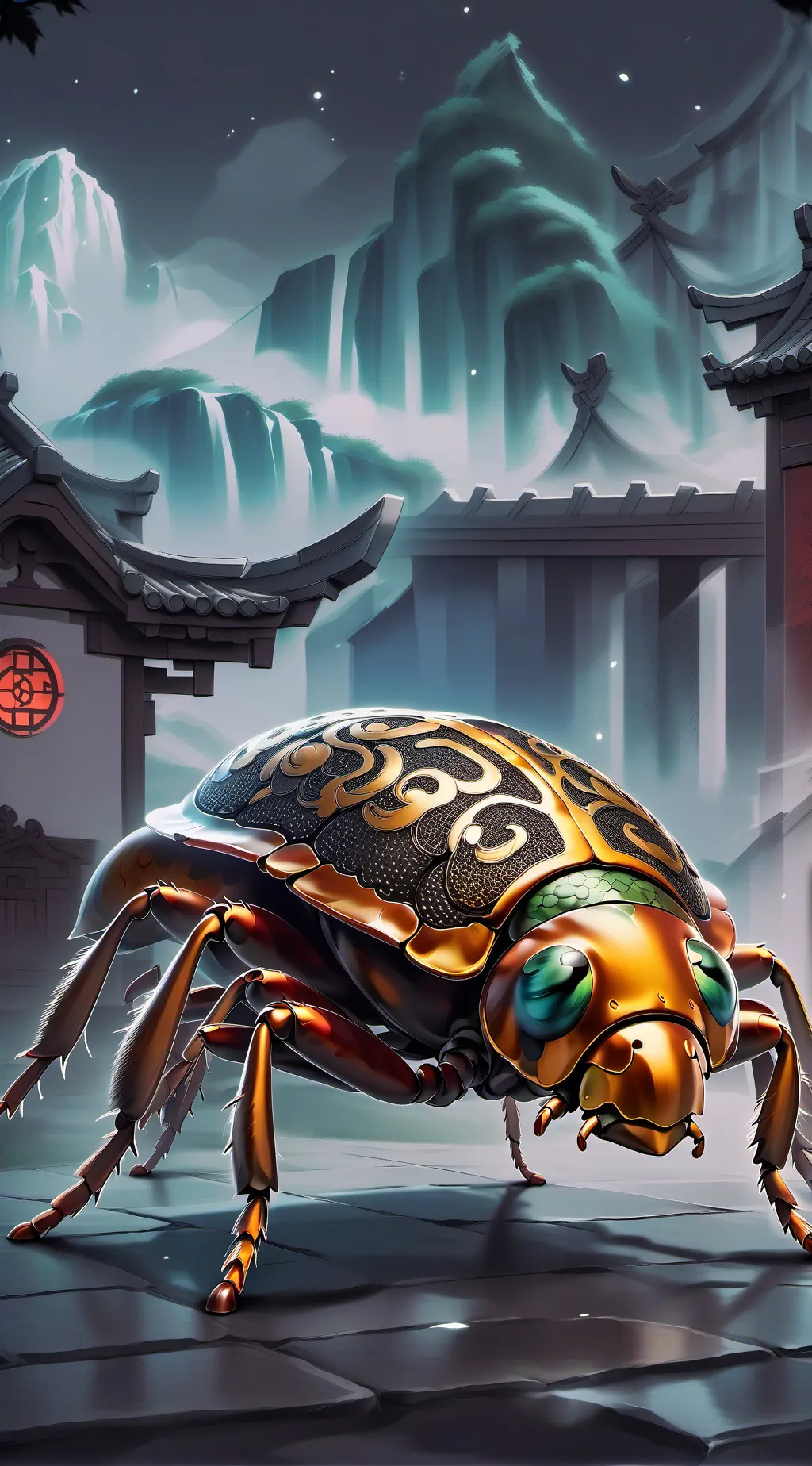 ai character: Insects  background
