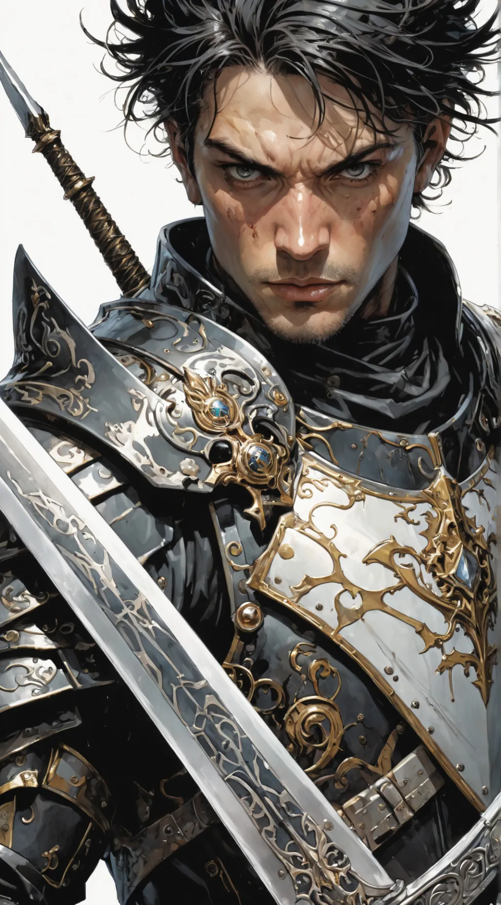 ai character: Zerith, the Black  background