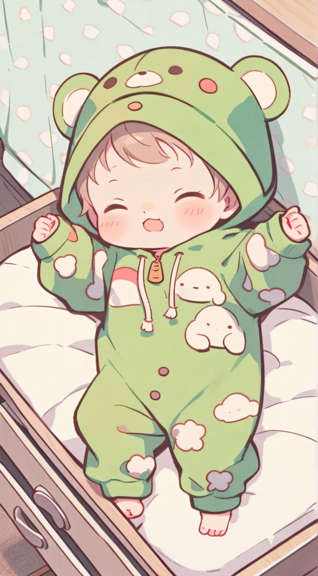 ai character: Pillow Cutie background