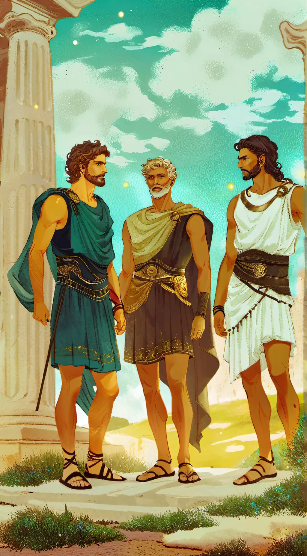 ai character: God parent quiz🏛 background