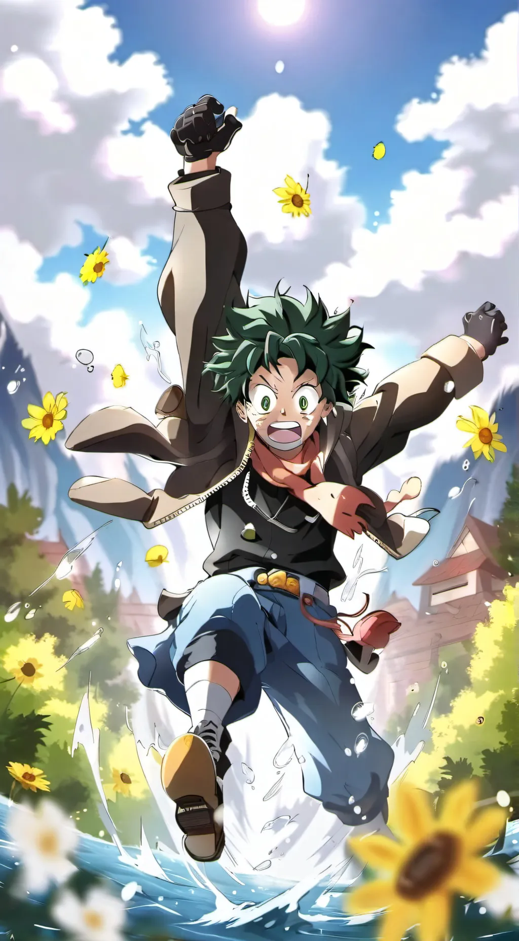 ai character: Mha babysitting background