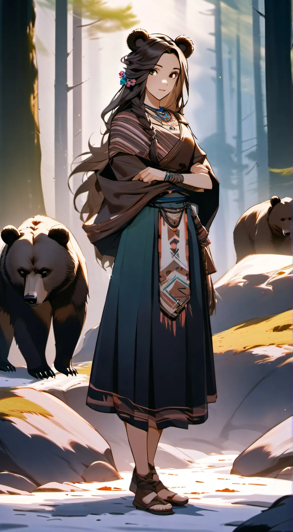 ai character: Lilly background