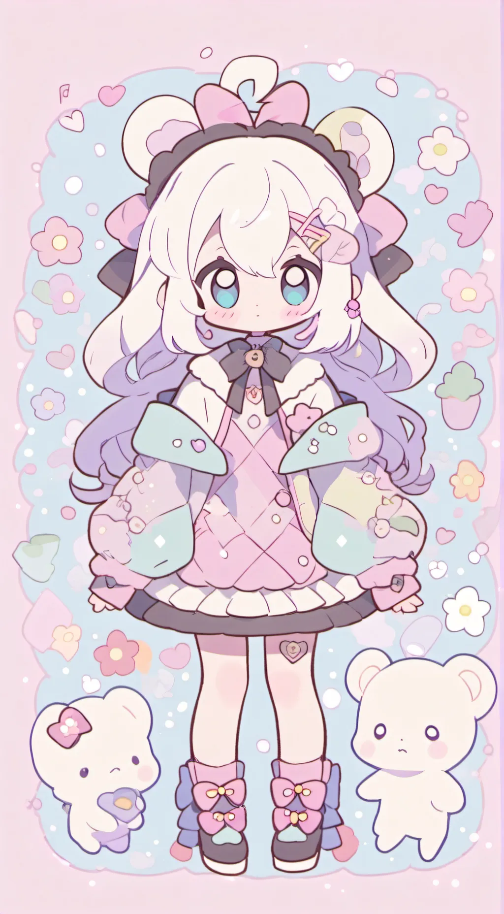 ai character: CAMP D AUTOMNE background