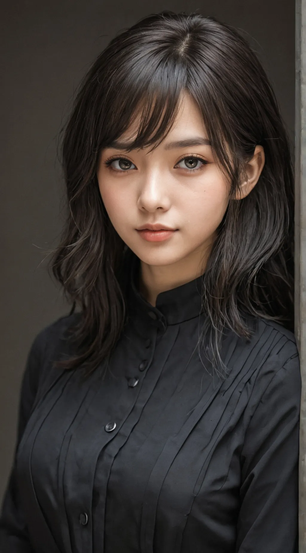 ai character: girl background