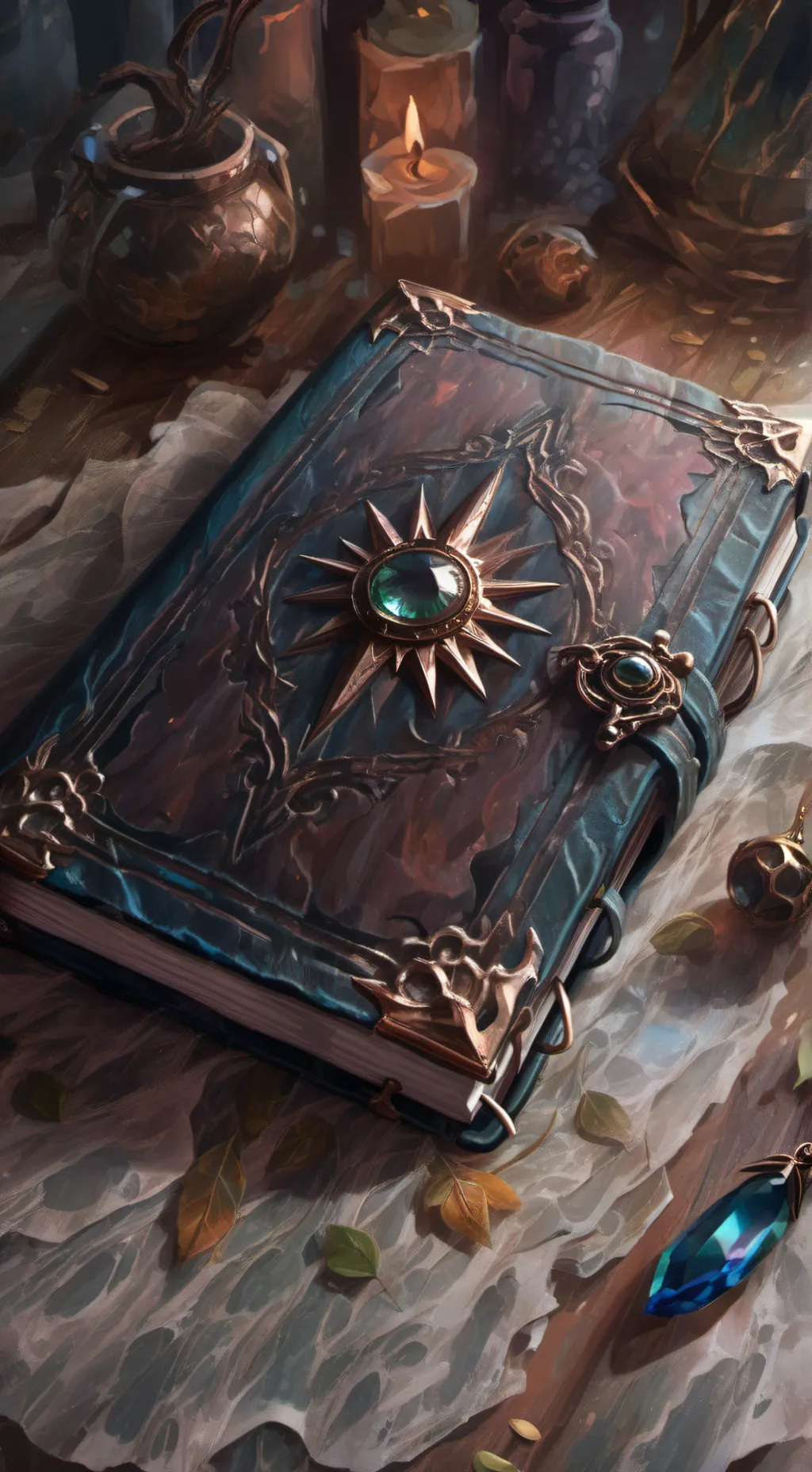 ai character: Wishing book background