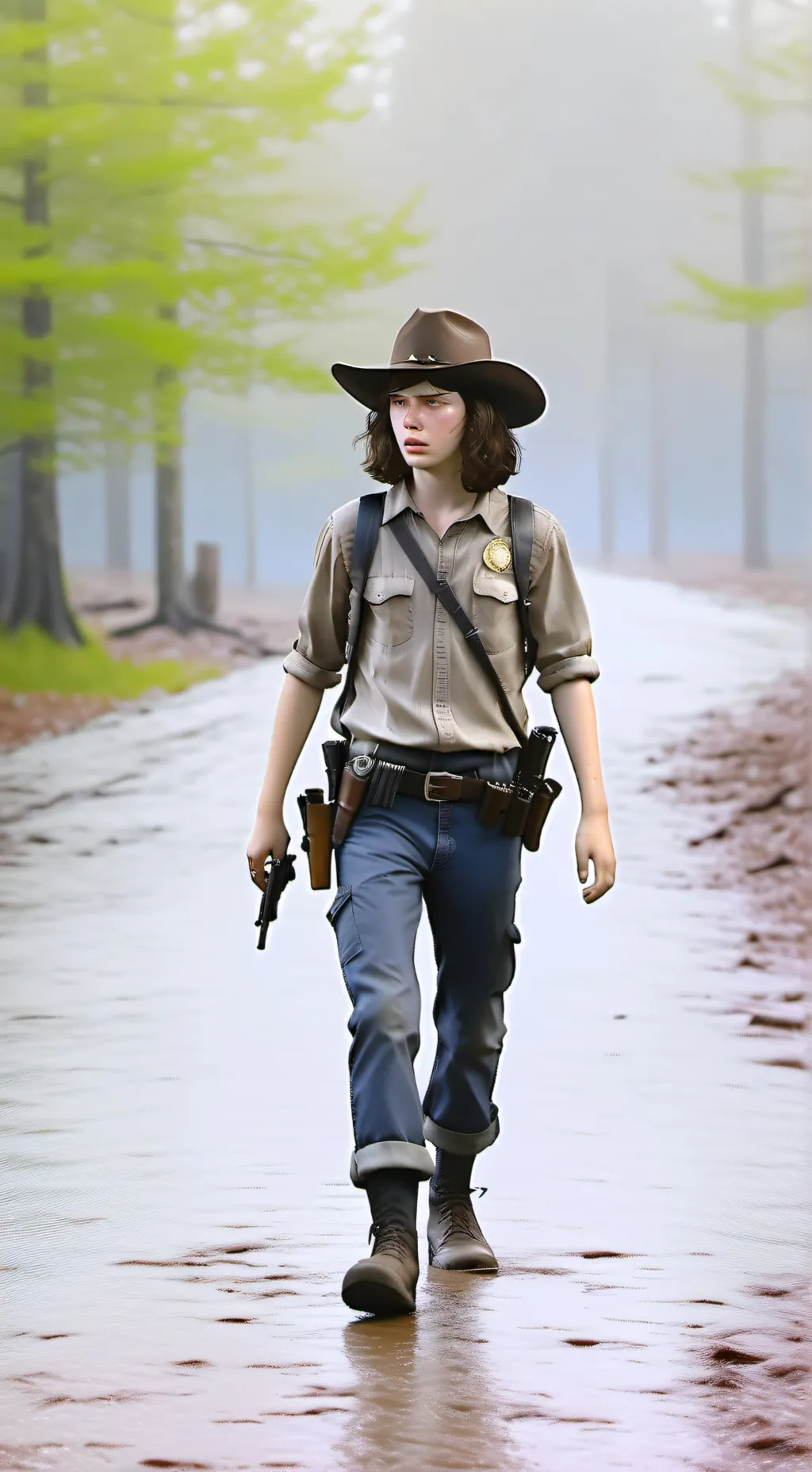 ai character: Carl Grimes  background