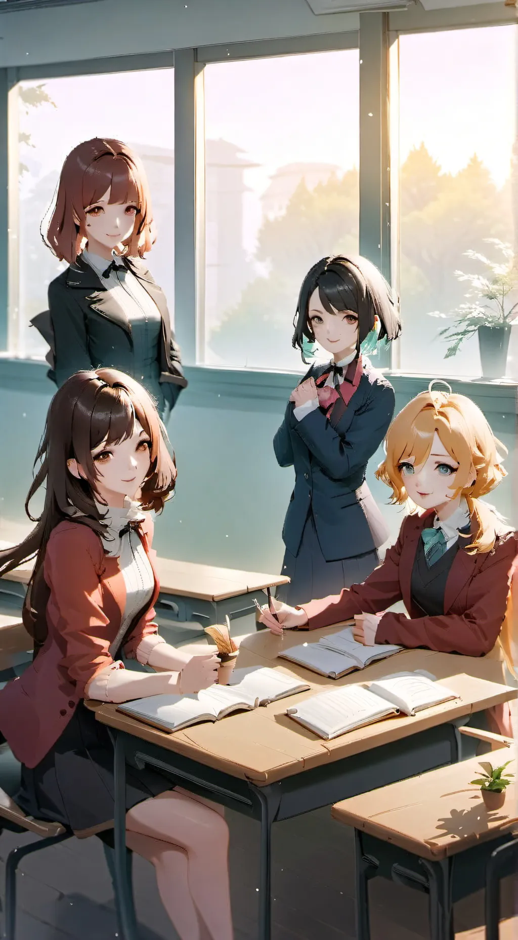 ai character: Girls class background