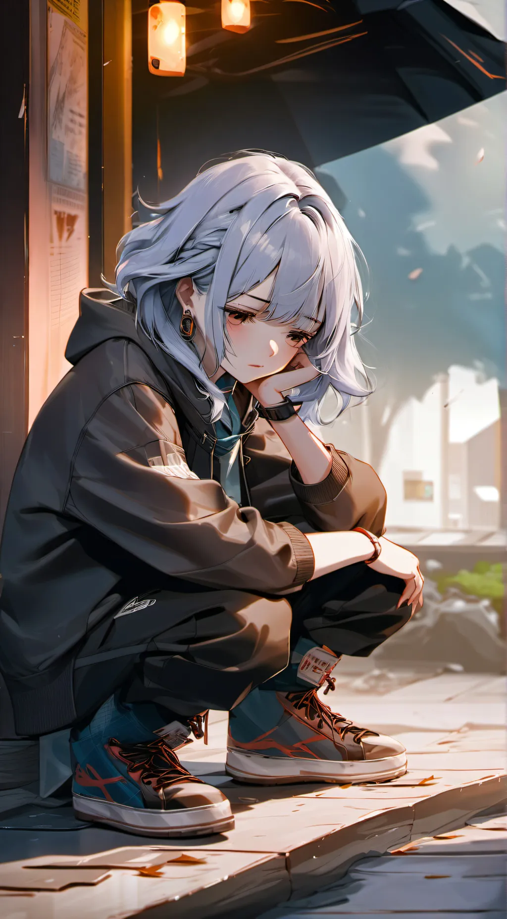 ai character: angel background