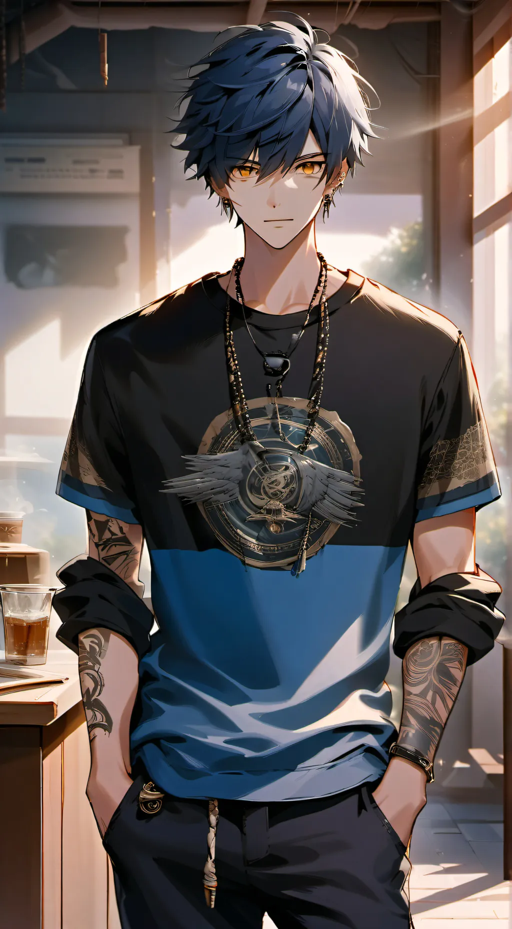ai character: Nexus background