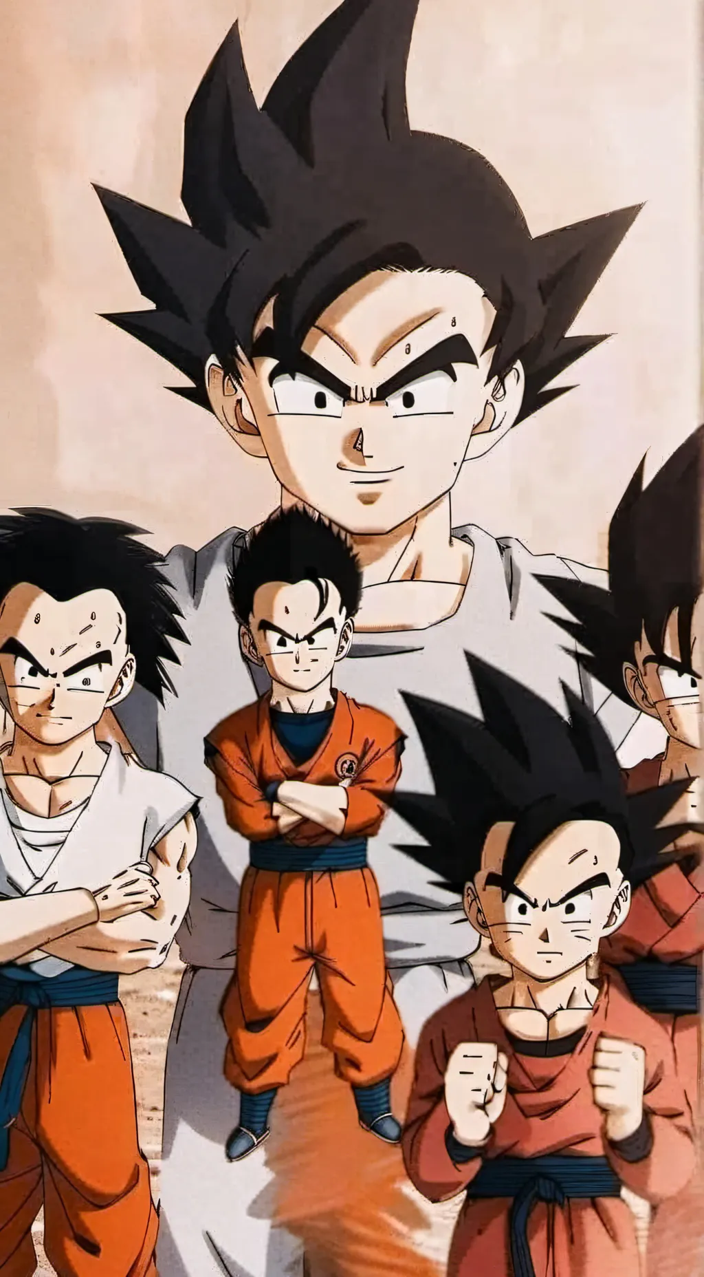 ai character: Dragon ball background
