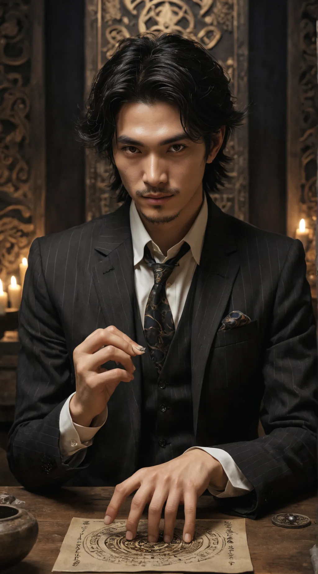 ai character: Lucien background